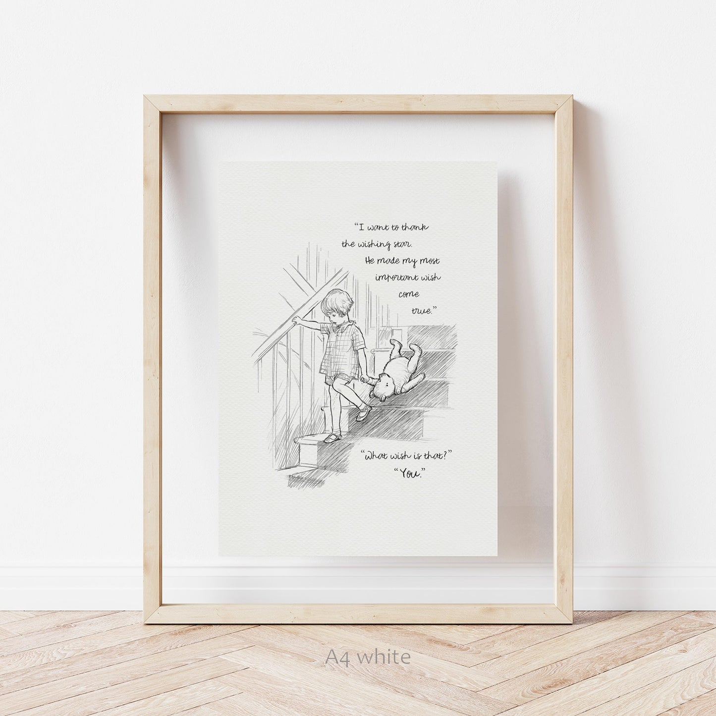 23 Winnie the Pooh Quote Poster: Vintage Style Print