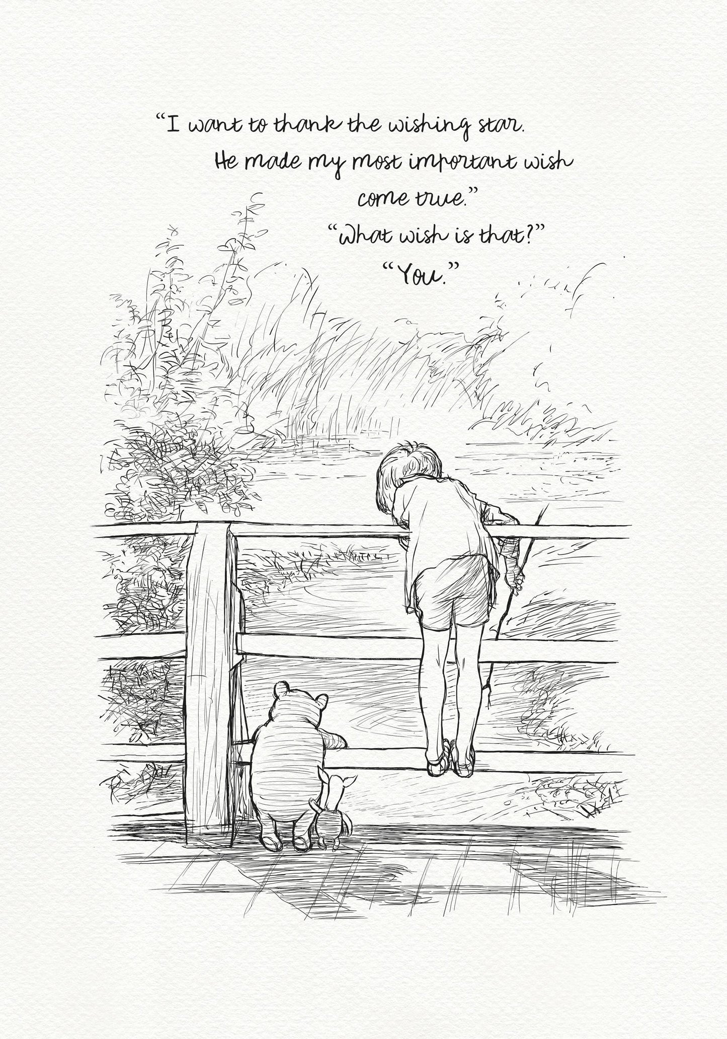 65 Winnie the Pooh Quote Poster: Vintage Style Illustration