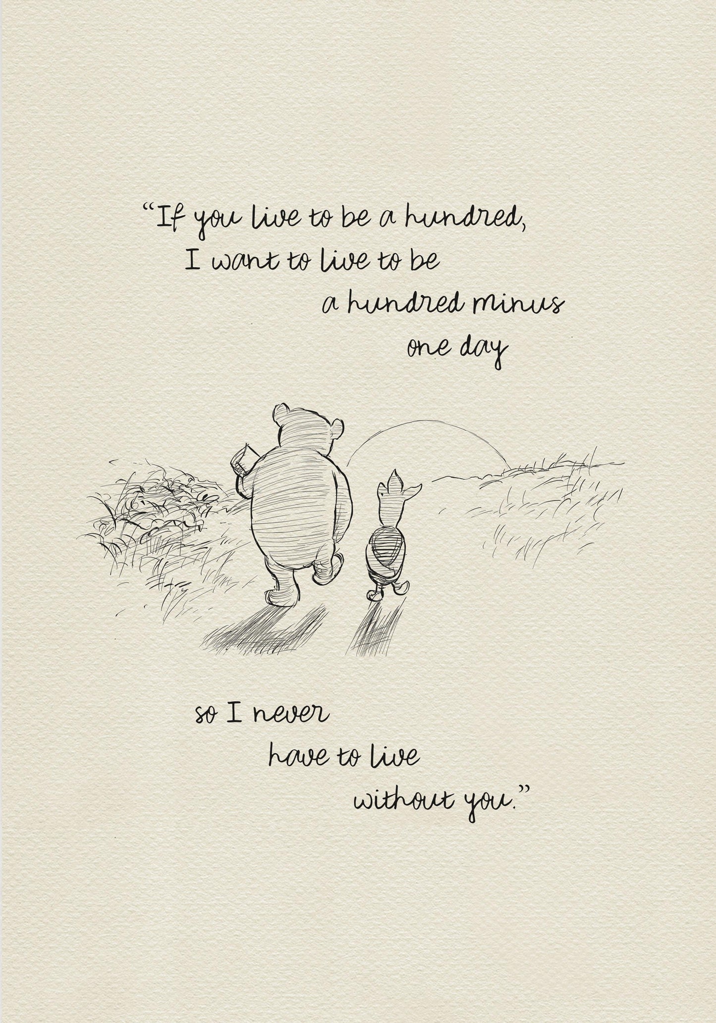 31 Winnie the Pooh Quote Poster: Vintage Style Print