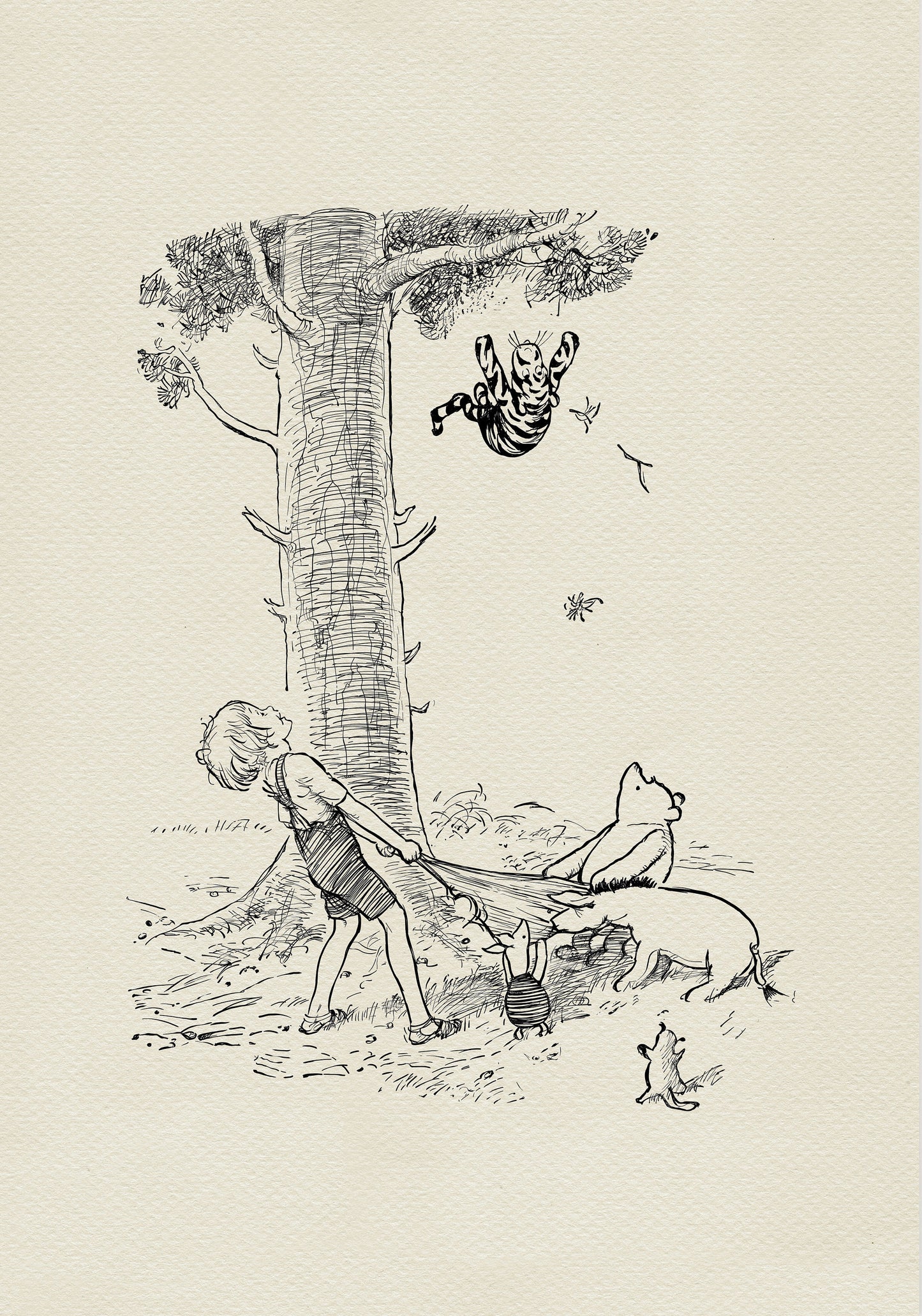 28 Winnie the Pooh Poster: Tigger, Piglet & Eeyore Vintage Illustration