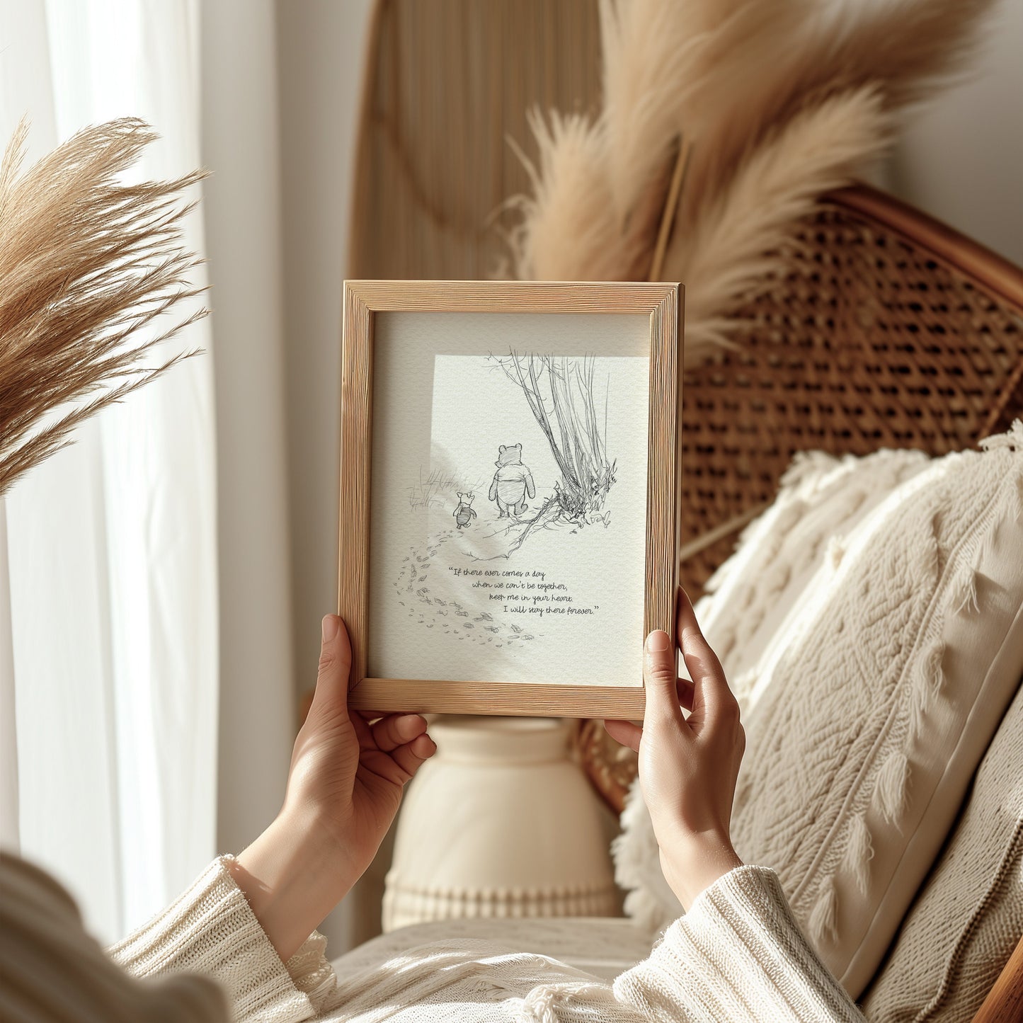 48 If there ever comes a day...  Winnie the Pooh Quotes - classic vintage style  poster print