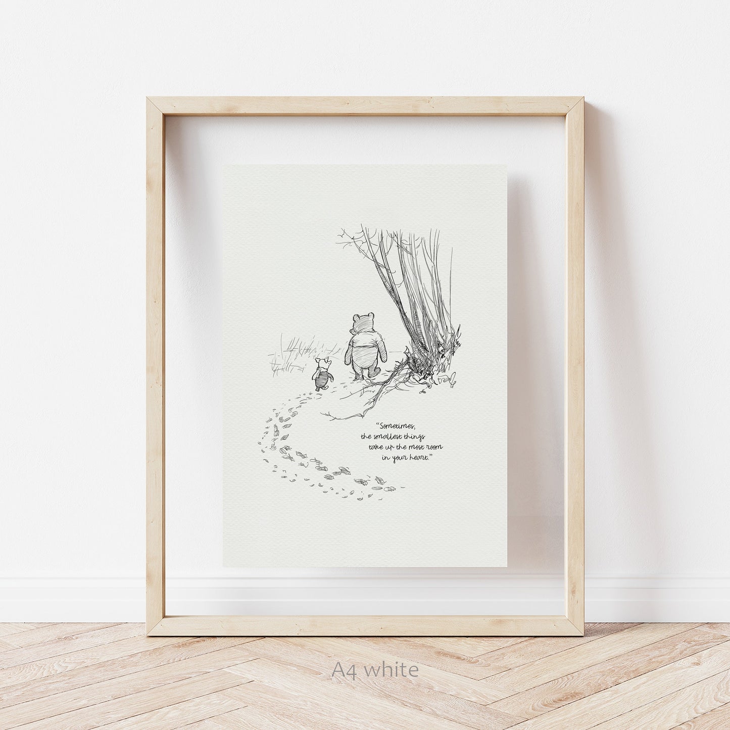 63  Winnie the Pooh Quote Print: Classic Shepard Illustration