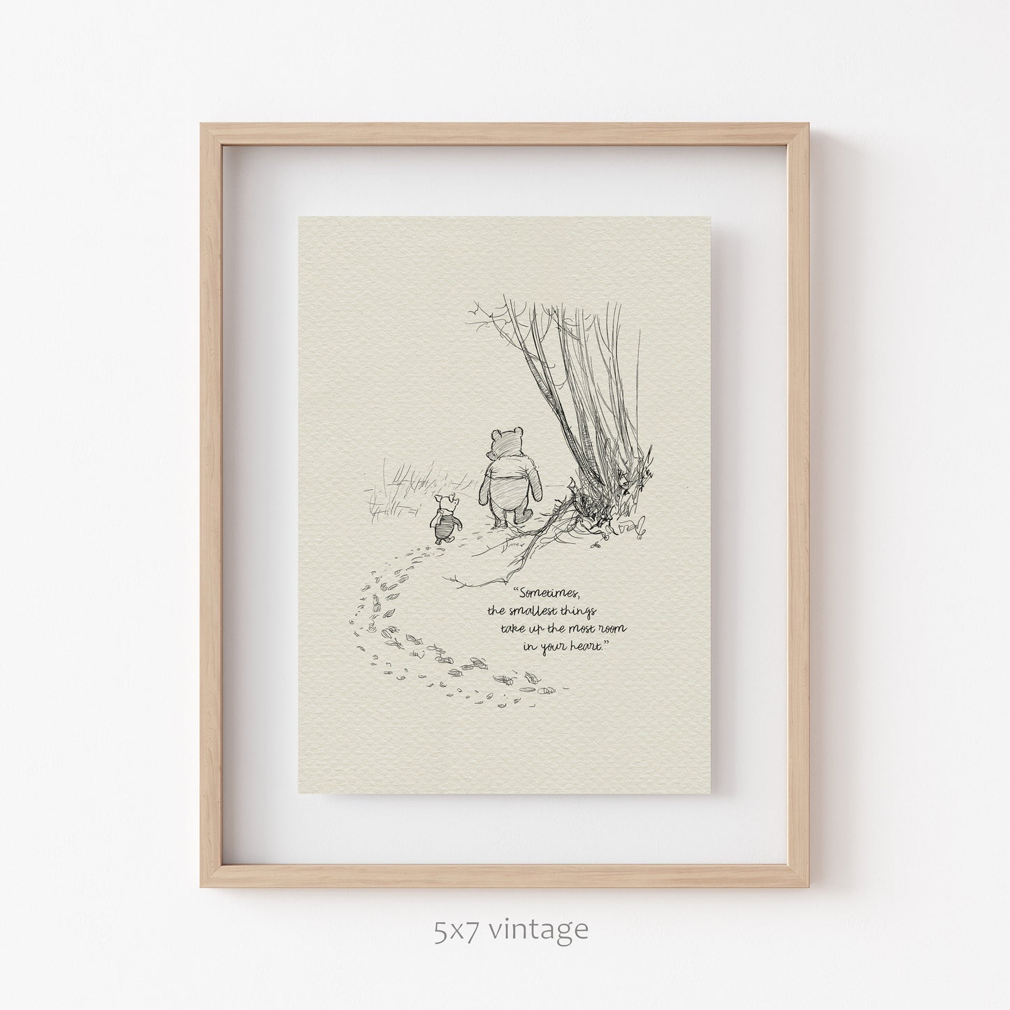 63  Winnie the Pooh Quote Print: Classic Shepard Illustration