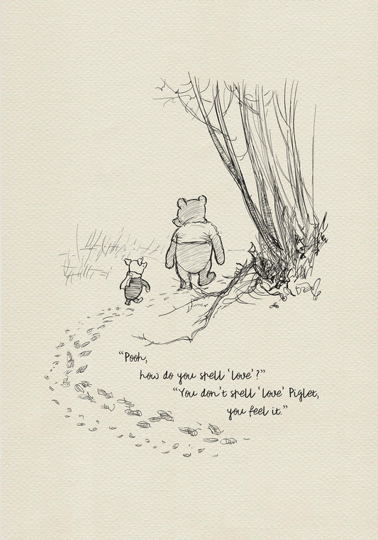 33 Winnie the Pooh Quote Print: Classic Nursery Wall Art
