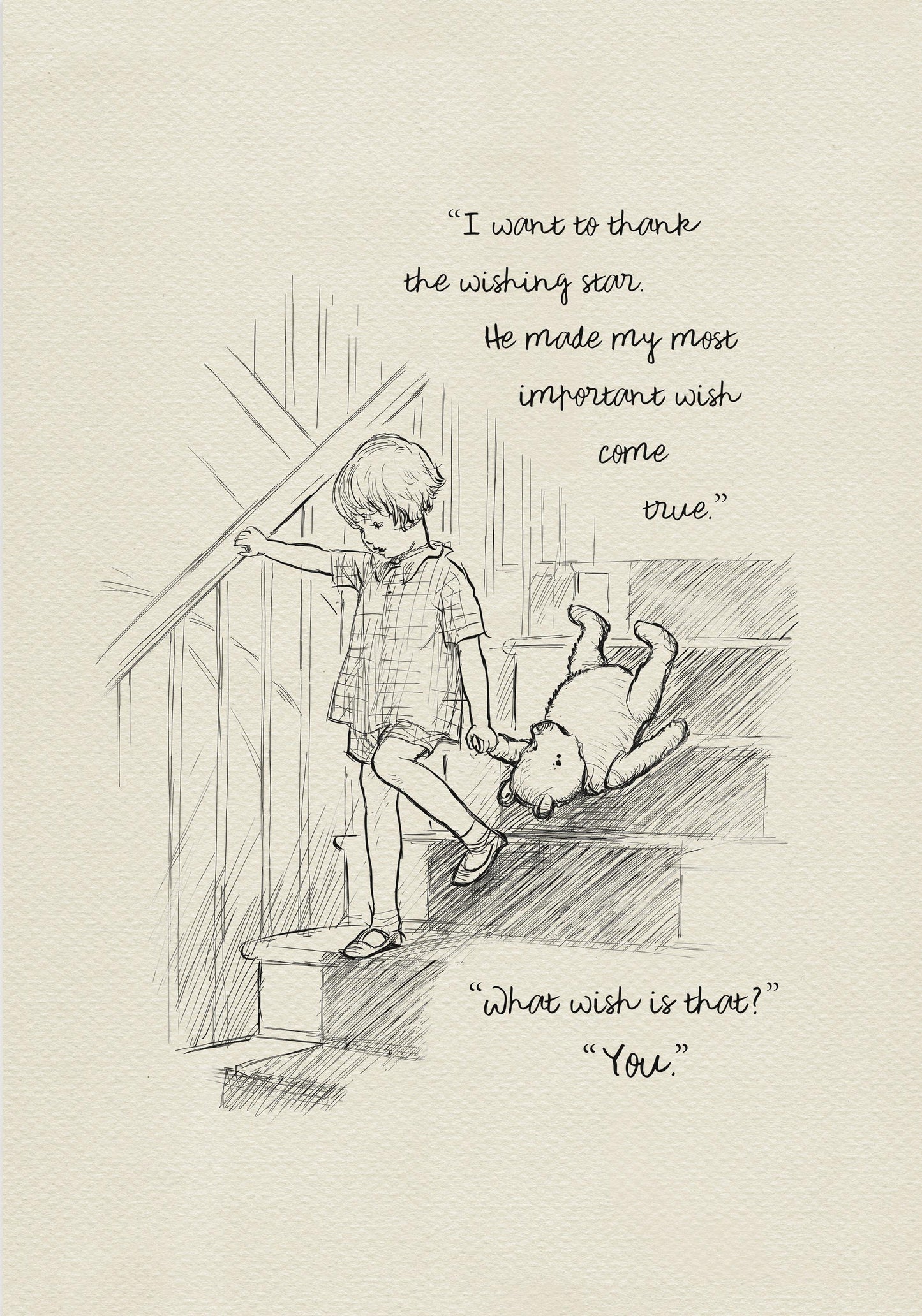 23 Winnie the Pooh Quote Poster: Vintage Style Print