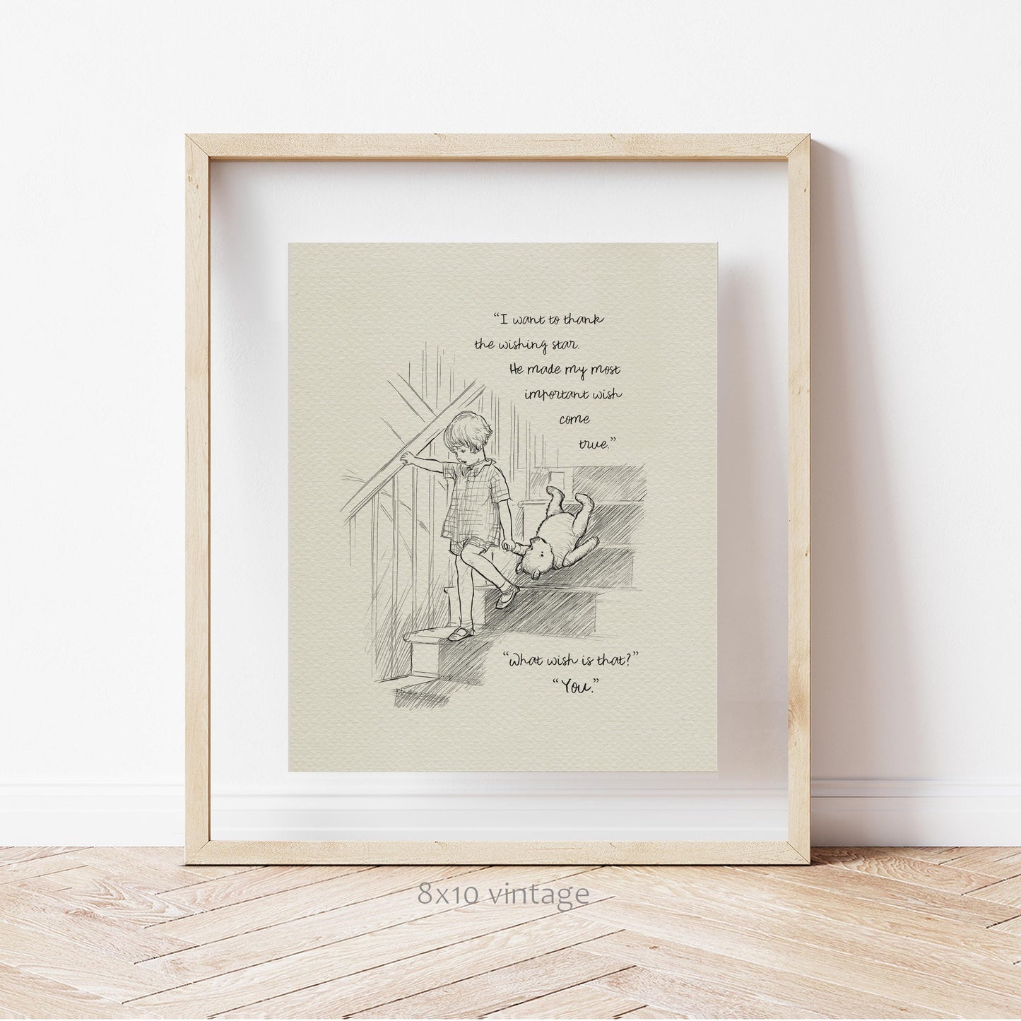23 Winnie the Pooh Quote Poster: Vintage Style Print