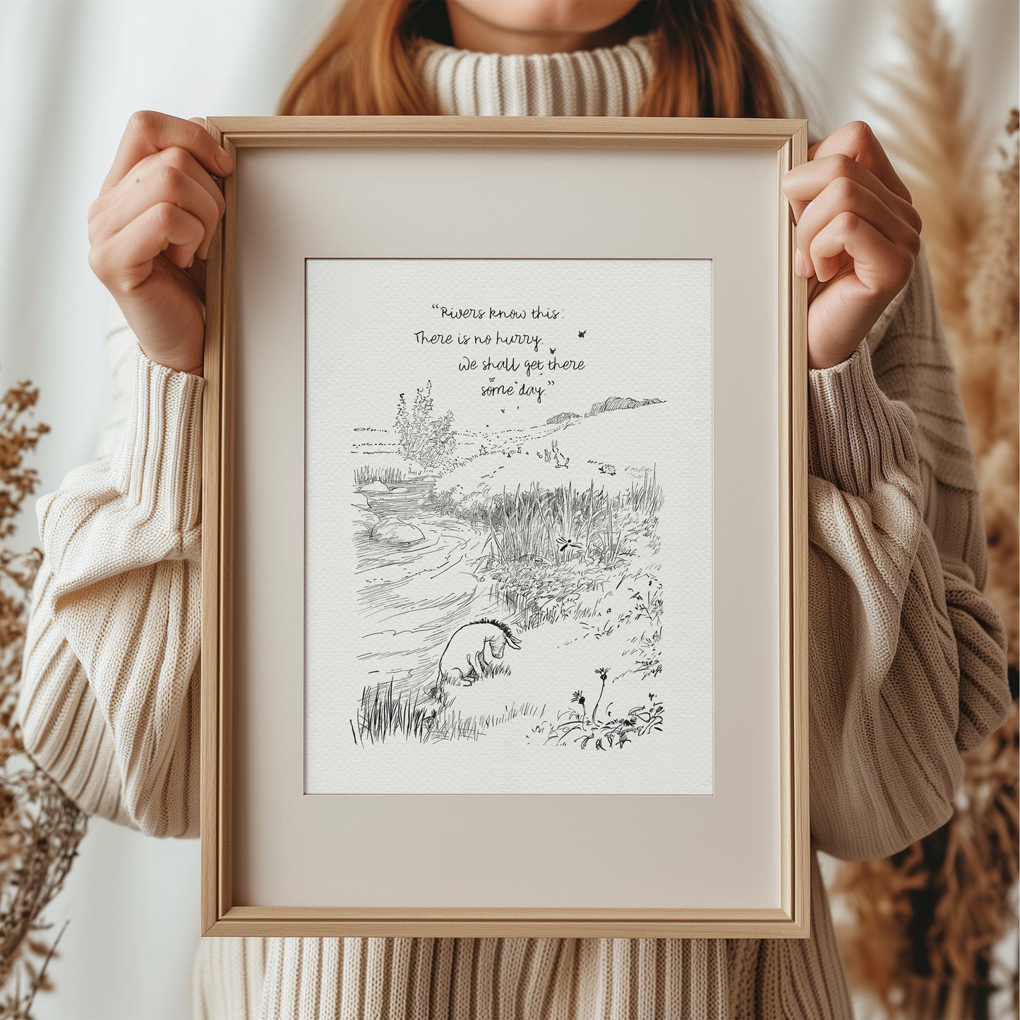 43 Eeyore Winnie the Pooh Print: Vintage Nursery Wall Art