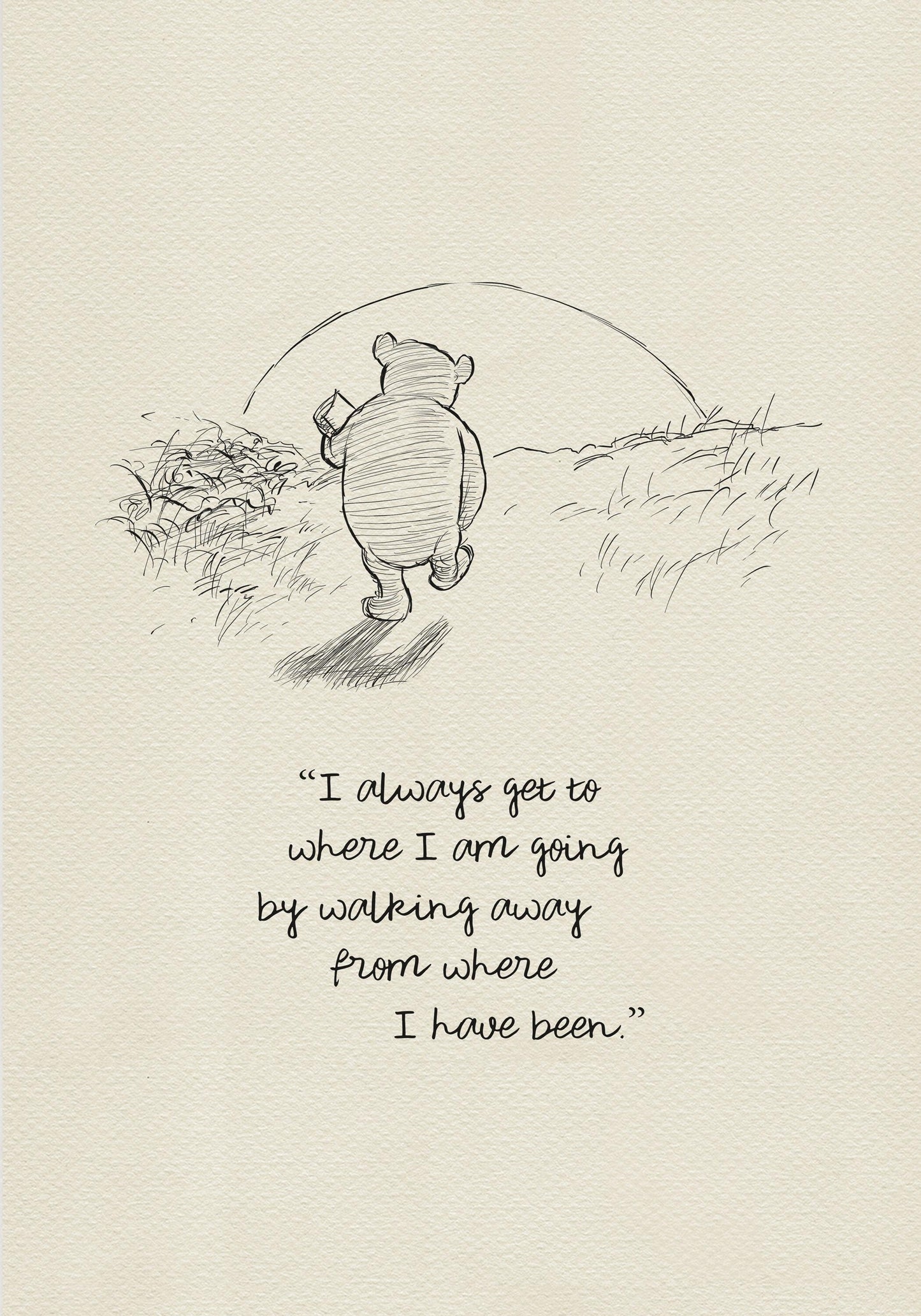11 Winnie the Pooh Print: Classic Quote, Vintage Style Wall Art