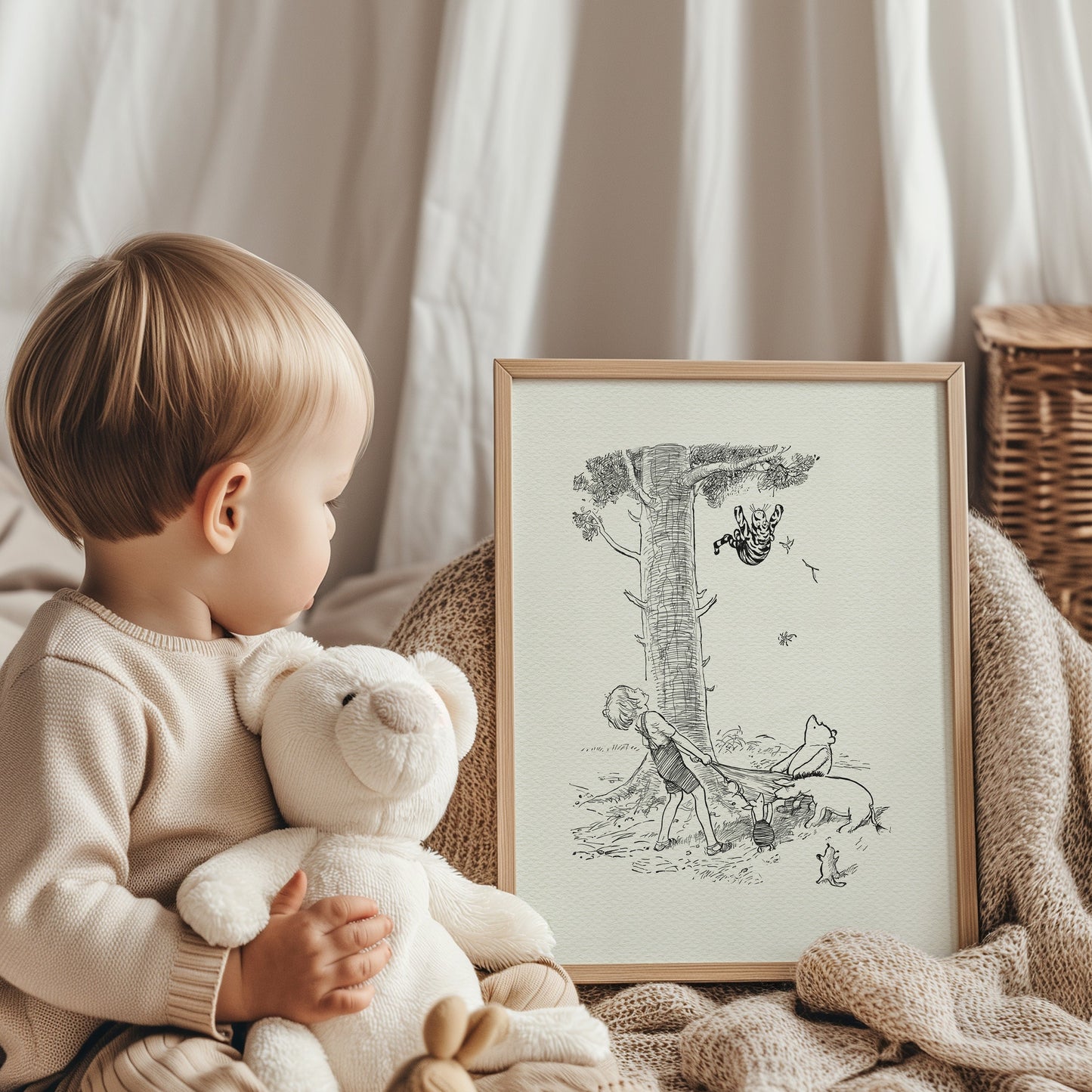 28 Winnie the Pooh Poster: Tigger, Piglet & Eeyore Vintage Illustration