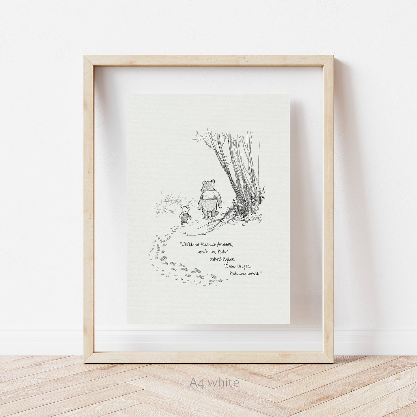 70 Winnie the Pooh Quote Print: Classic Shepard Illustration