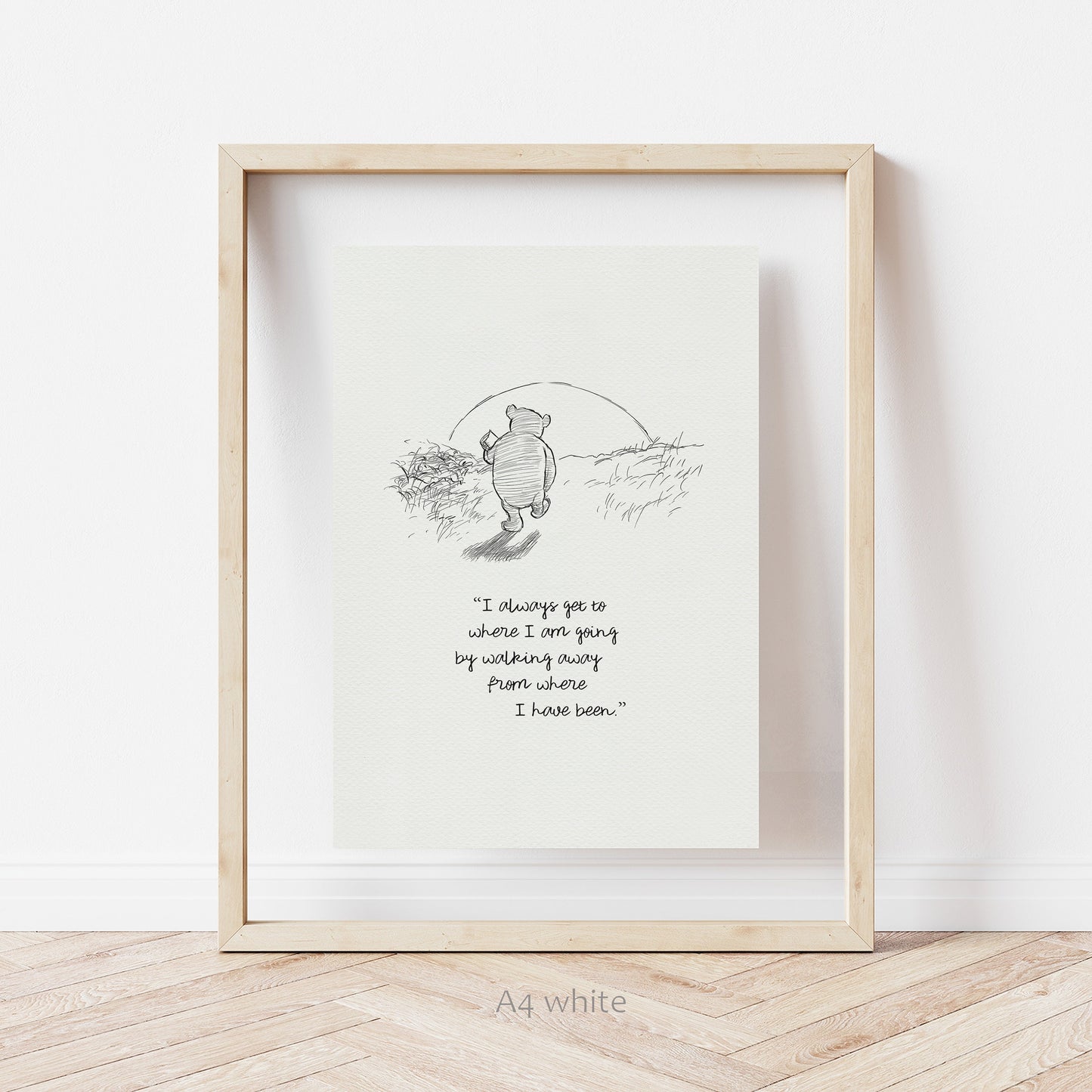 11 Winnie the Pooh Print: Classic Quote, Vintage Style Wall Art