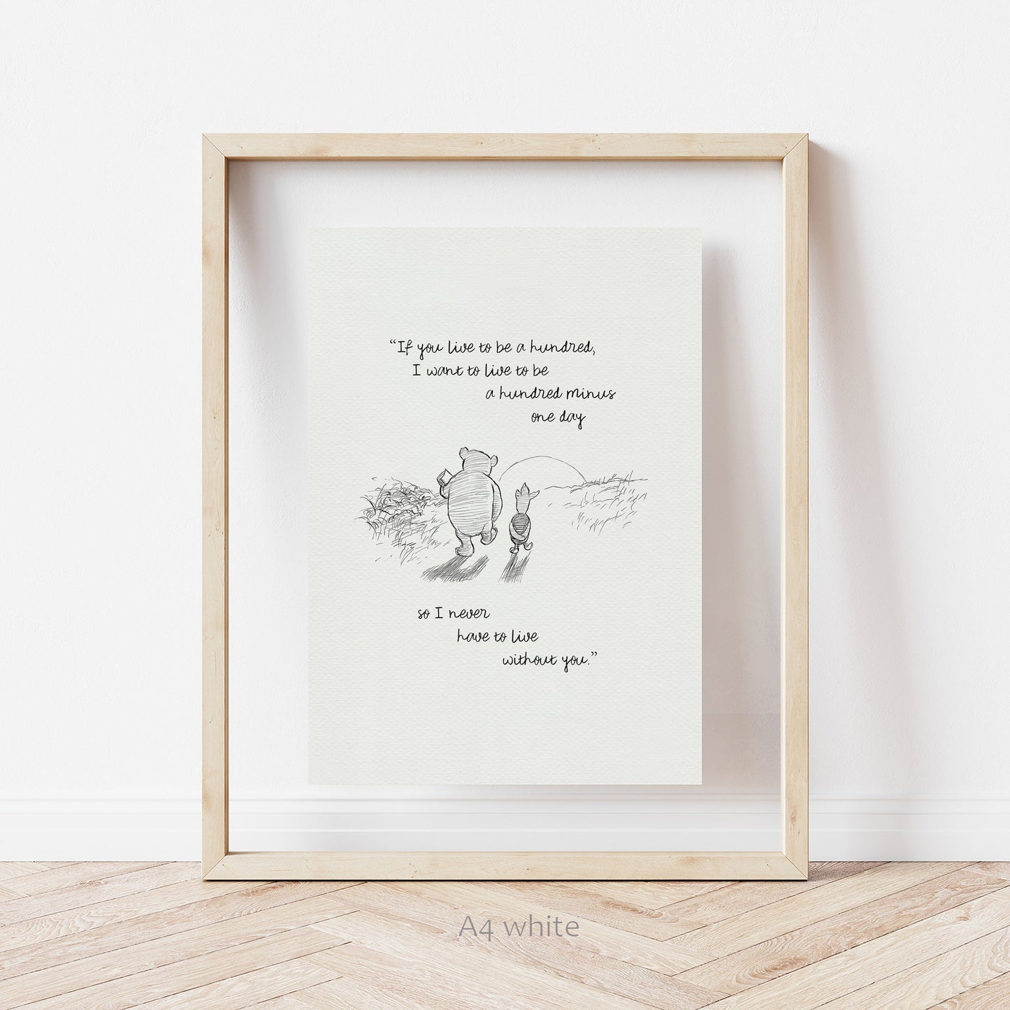 31 Winnie the Pooh Quote Poster: Vintage Style Print