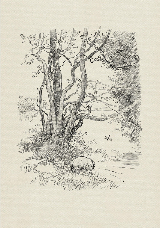 54 Eeyore Print: Winnie the Pooh Vintage Nursery Art