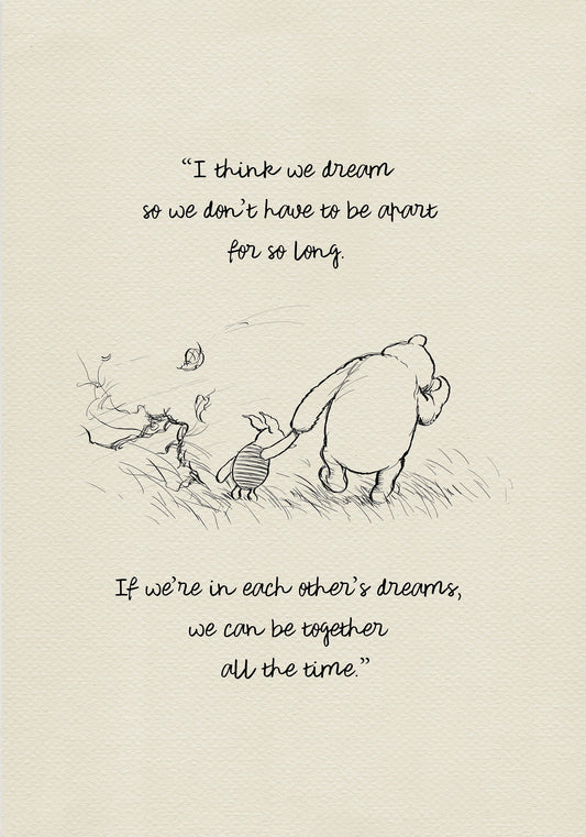 49 Winnie the Pooh Quote Print: Classic Vintage Style Illustration