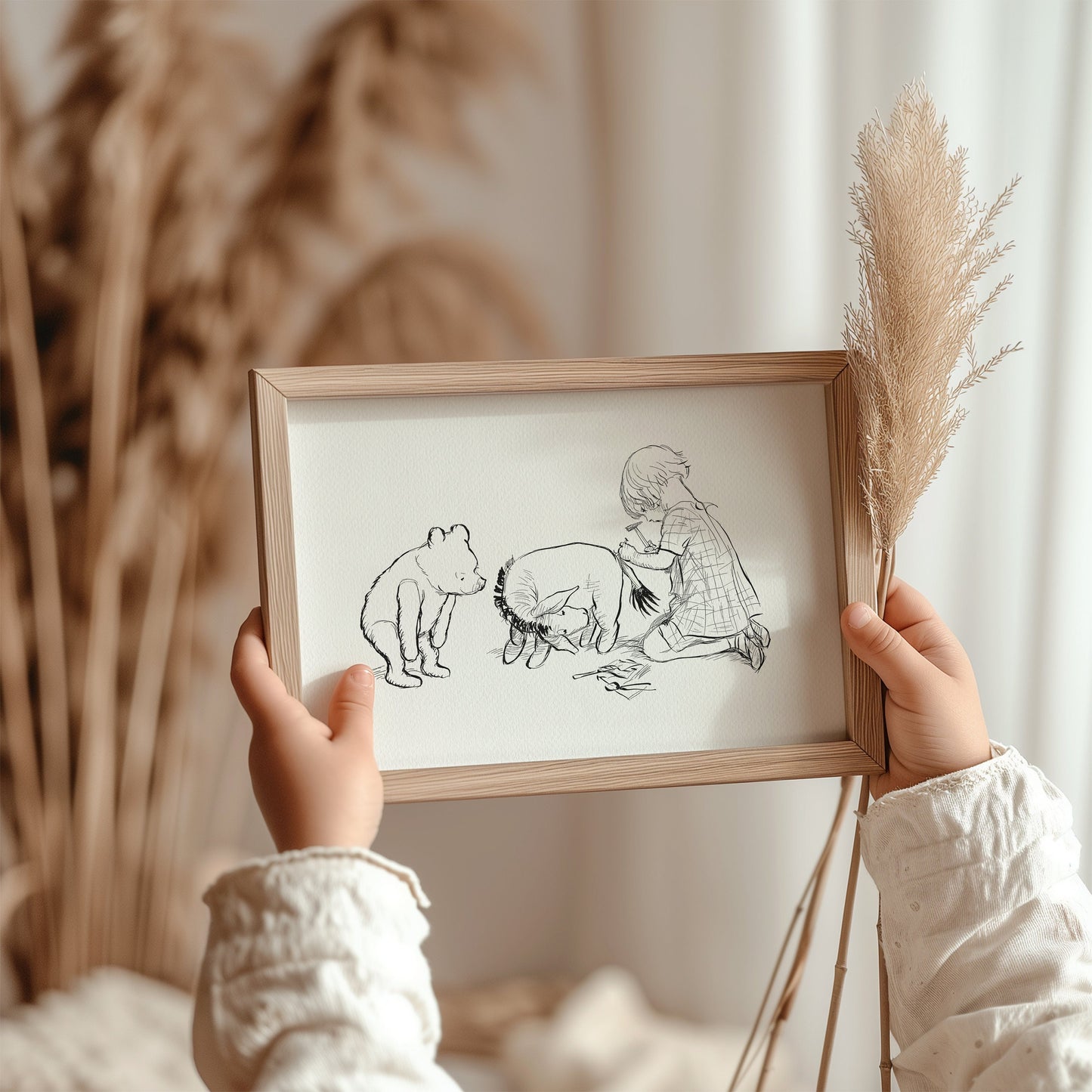 55 Eeyore's Tail Print: Winnie the Pooh Illustration