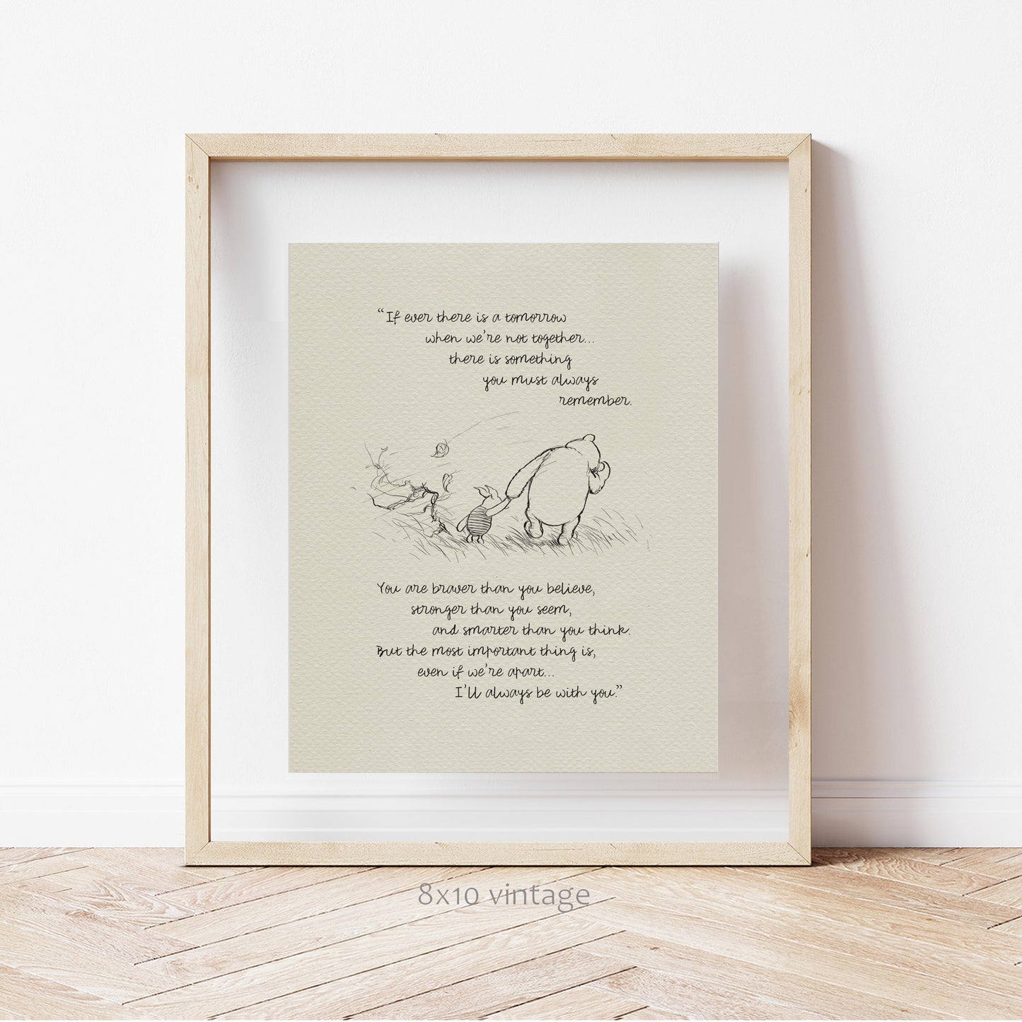 37 Winnie the Pooh Quote Print: Classic Vintage Illustration