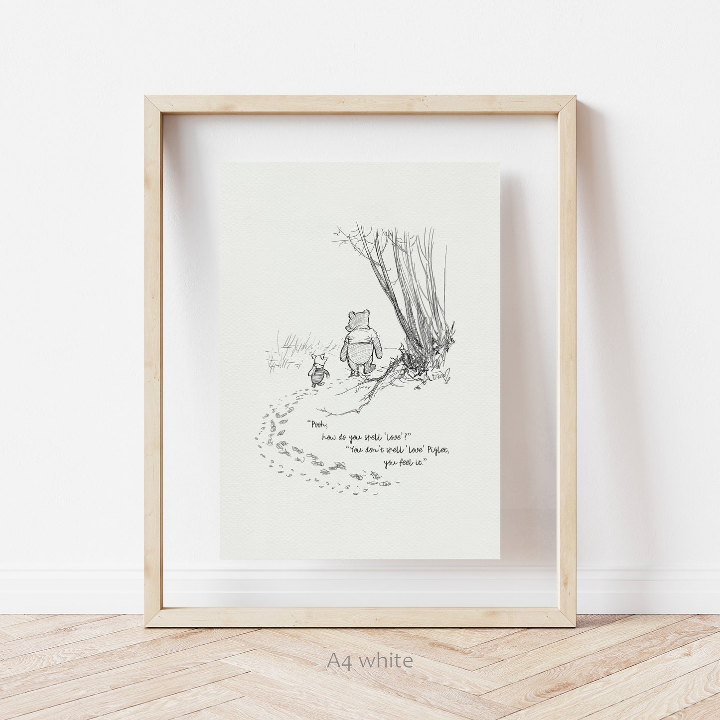 33 Winnie the Pooh Quote Print: Classic Nursery Wall Art