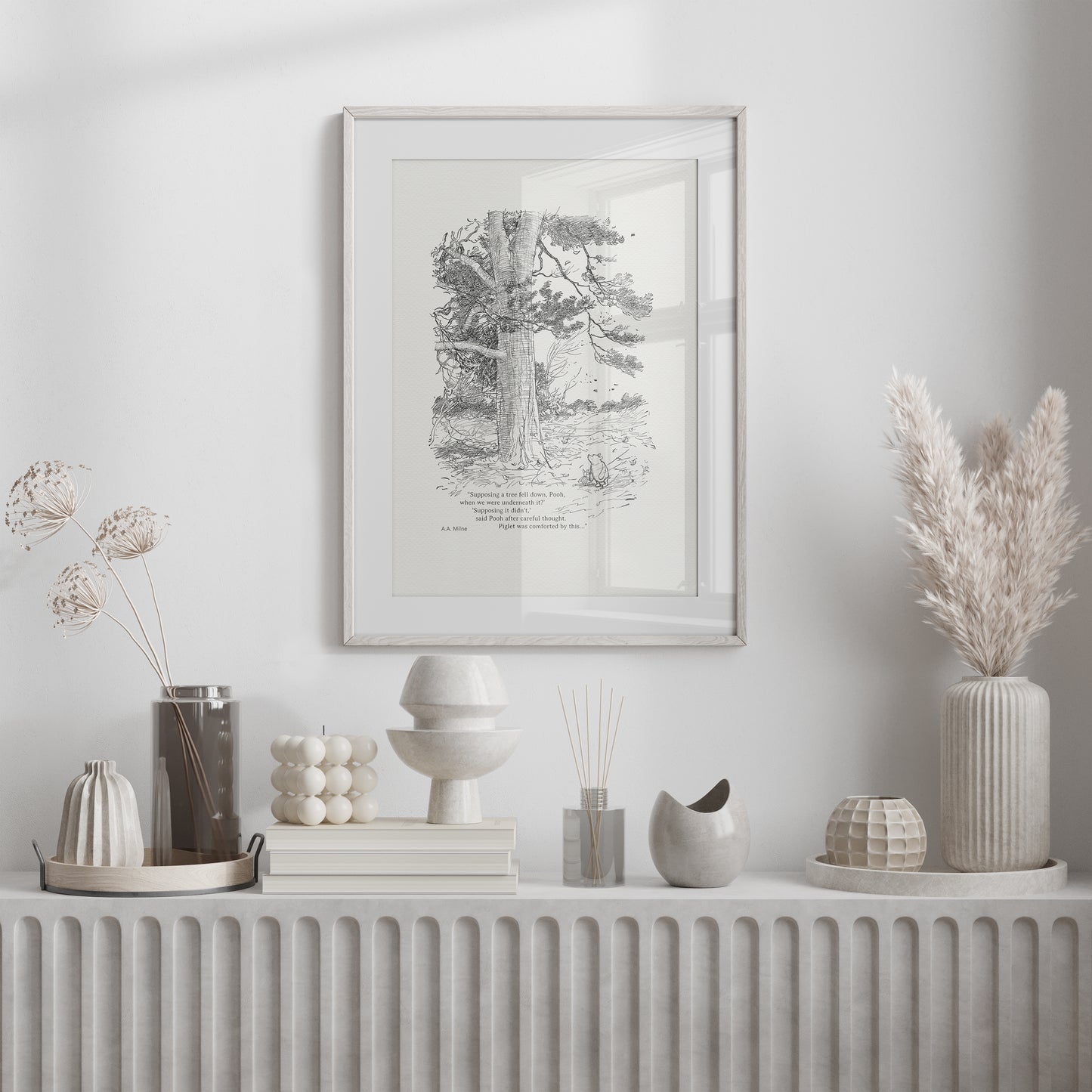 Winnie the Pooh Quote Print: Classic Nursery Art Decor