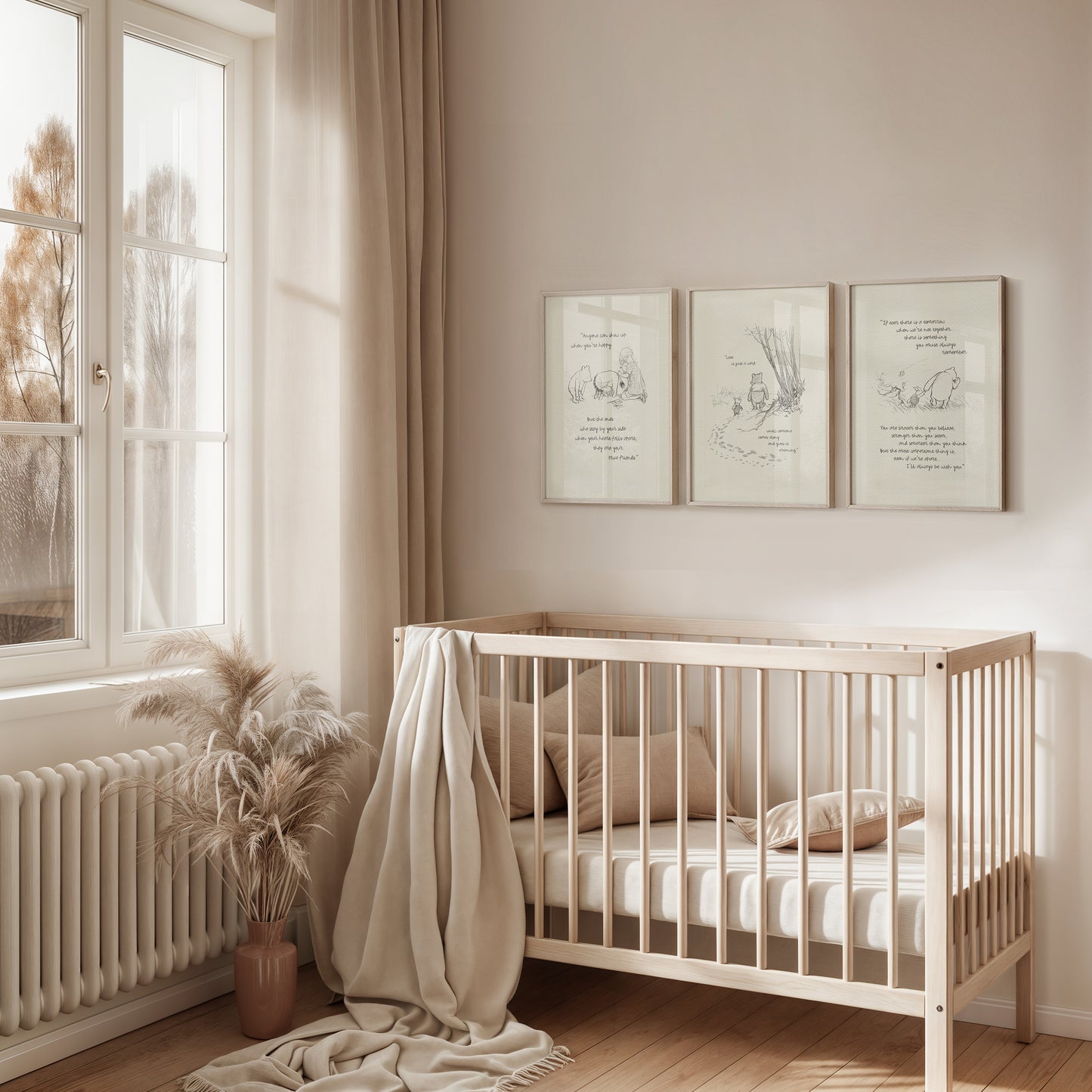 Winnie the Pooh Quote Print - Classic Vintage Illustration