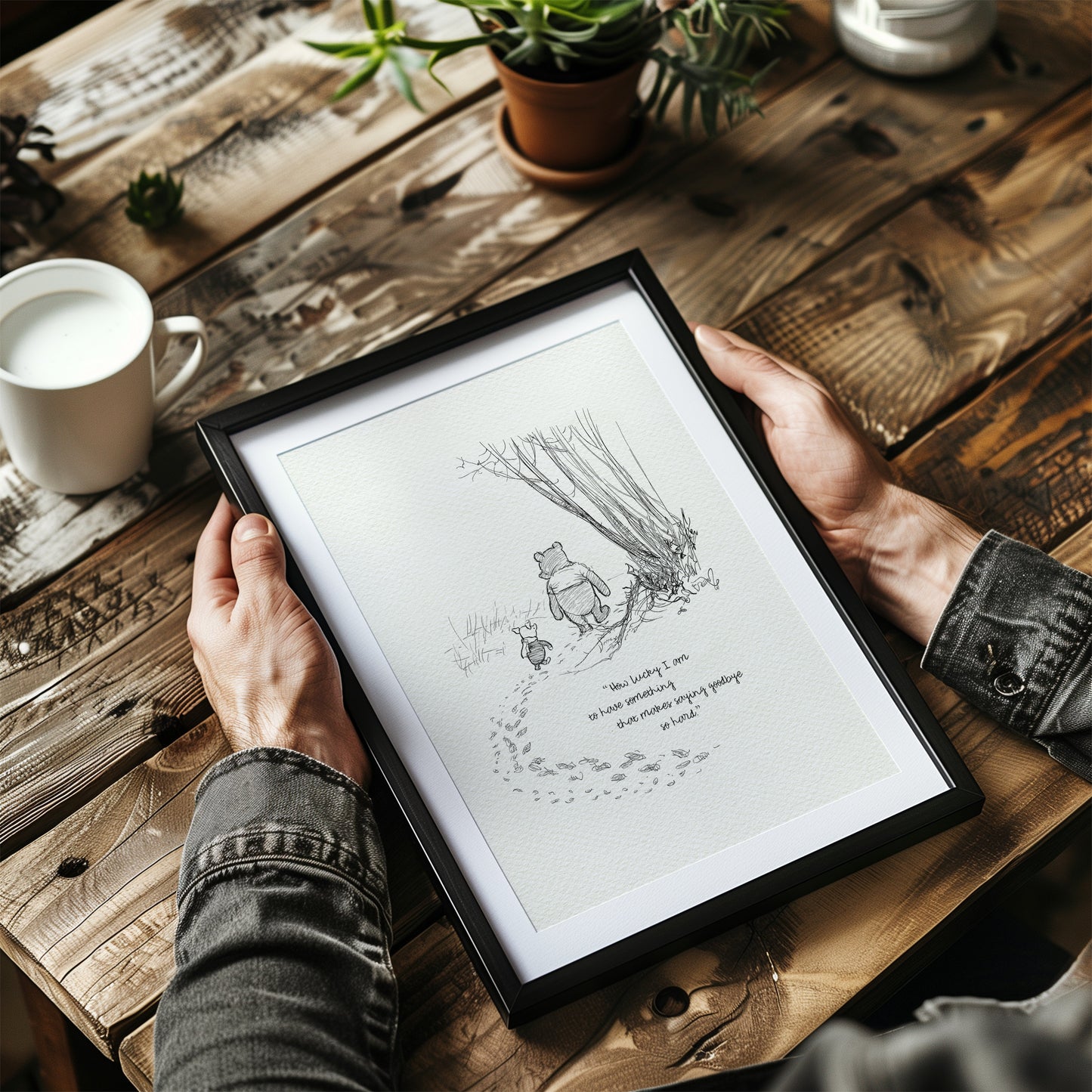 66 Winnie the Pooh Quote Print: Classic Shepard Illustration