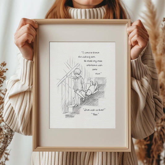 23 Winnie the Pooh Quote Poster: Vintage Style Print