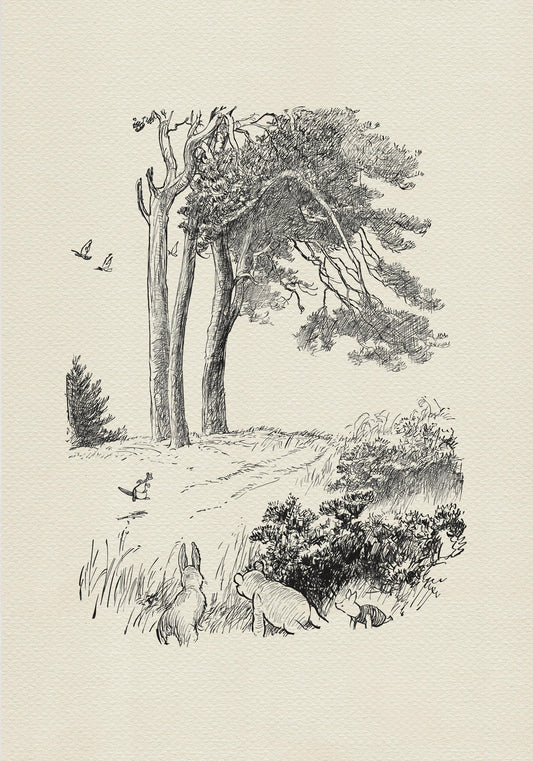 22 Winnie the Pooh Poster: Classic Vintage Illustration Art Print