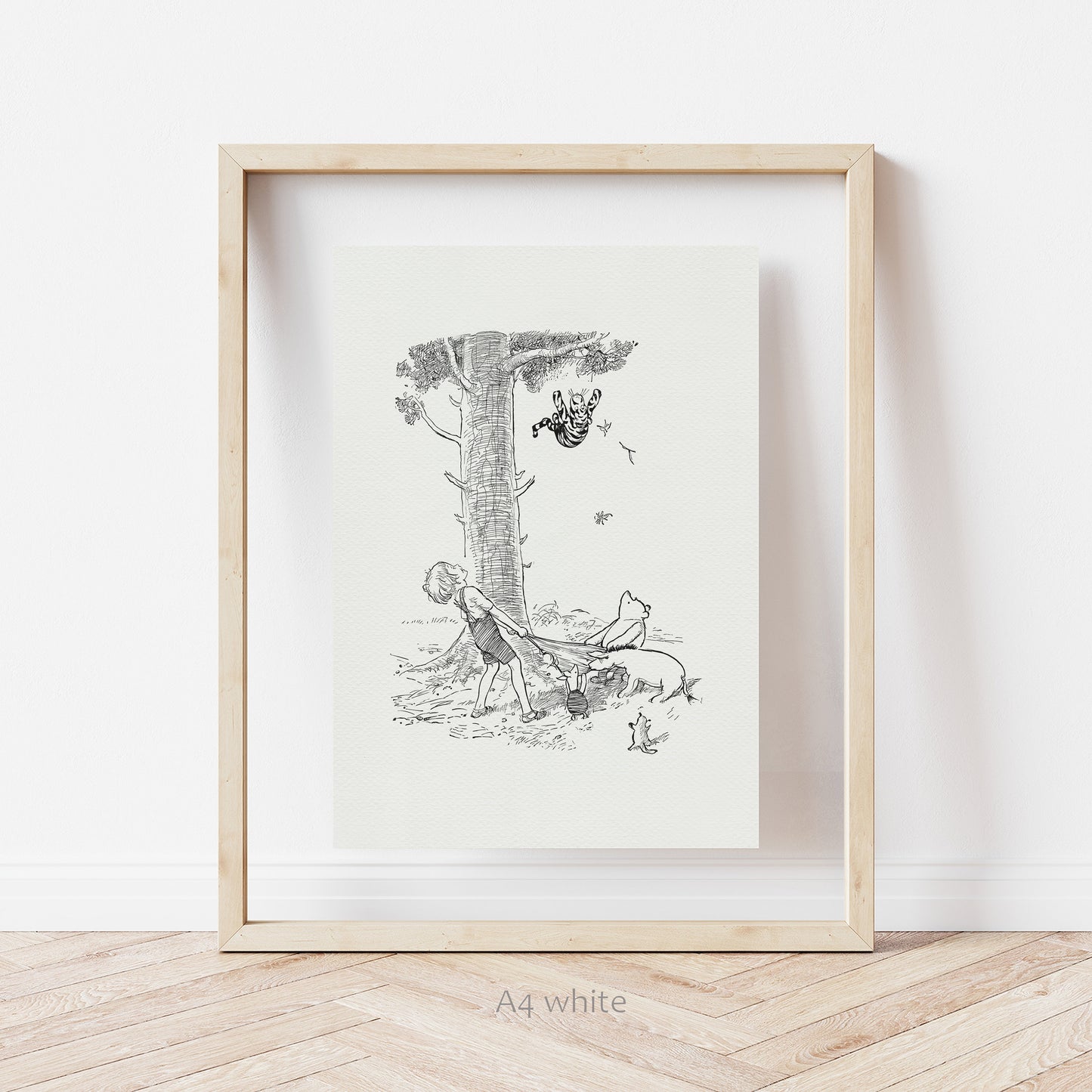 28 Winnie the Pooh Poster: Tigger, Piglet & Eeyore Vintage Illustration