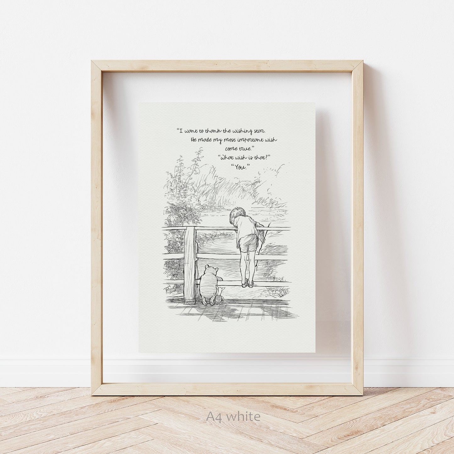 65 Winnie the Pooh Quote Poster: Vintage Style Illustration