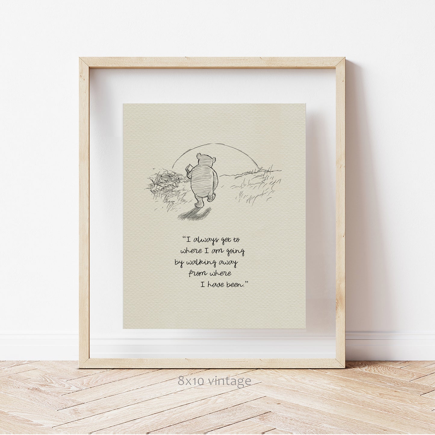 11 Winnie the Pooh Print: Classic Quote, Vintage Style Wall Art