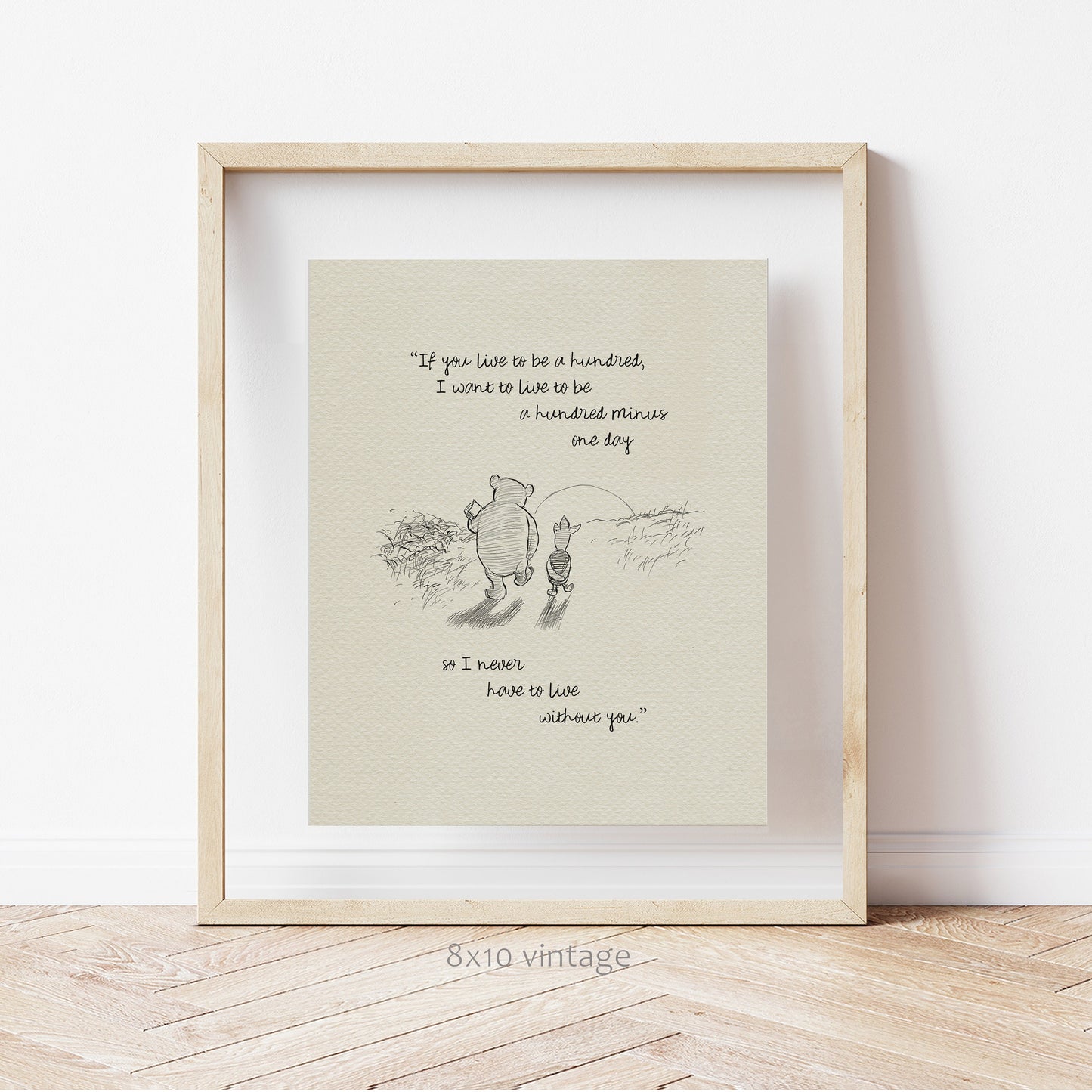 31 Winnie the Pooh Quote Poster: Vintage Style Print