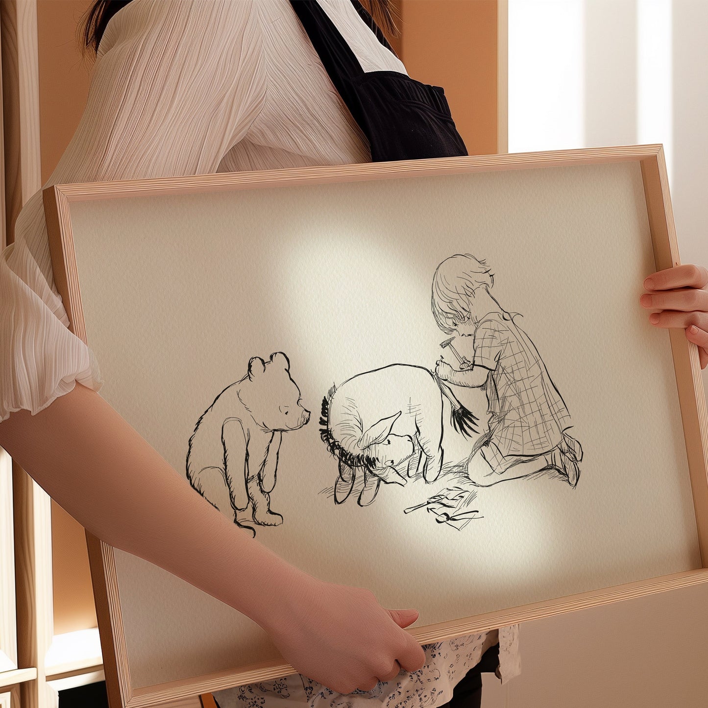 55 Eeyore's Tail Print: Winnie the Pooh Illustration