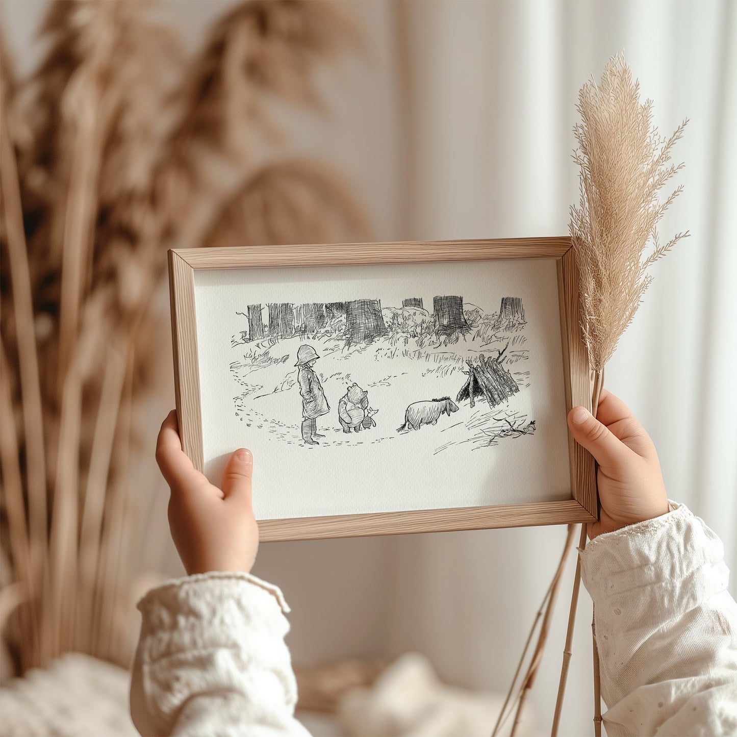 57 Eeyore - Winnie the Pooh Classic Vintage style Nursery Art
