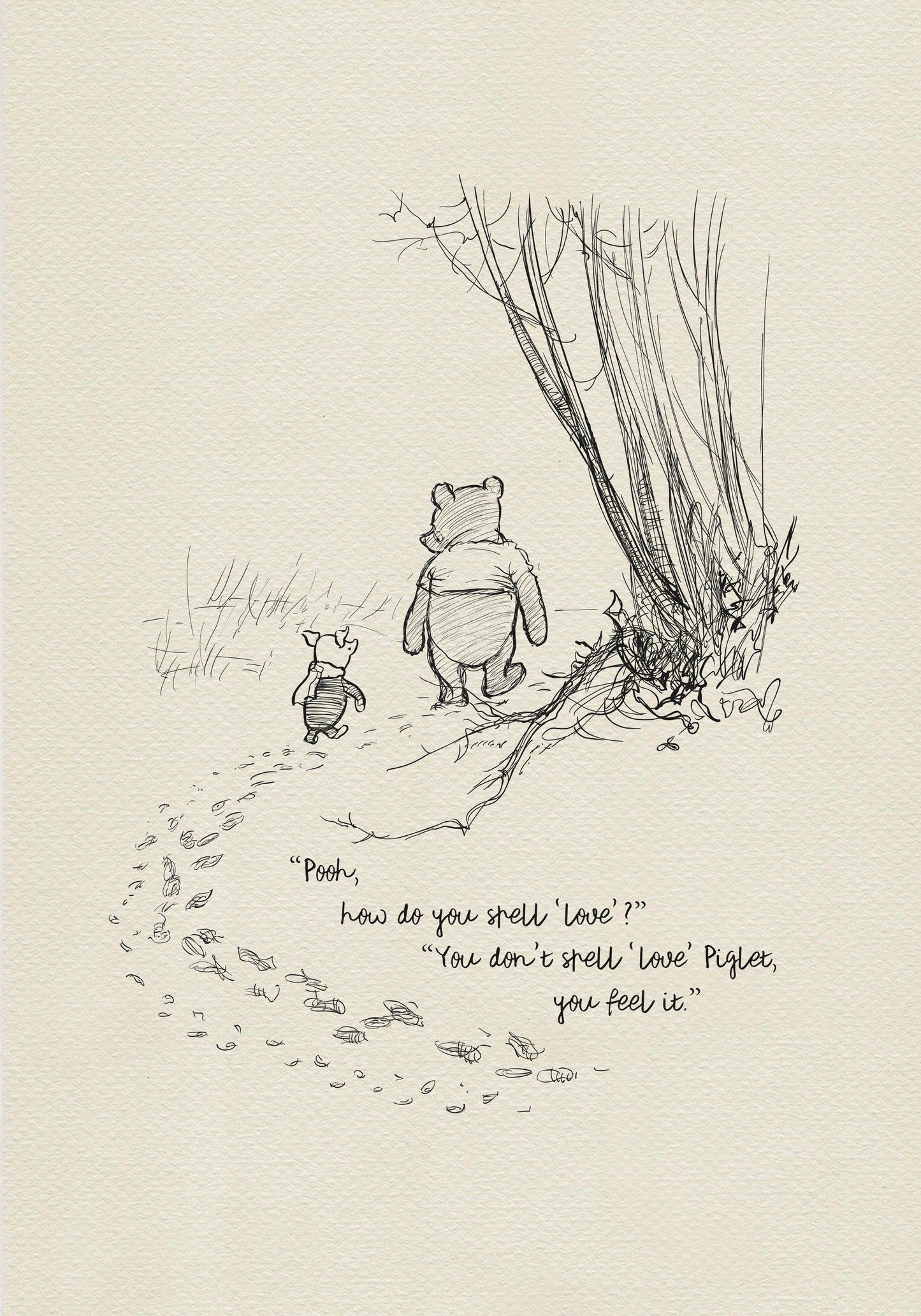 33 Winnie the Pooh Quote Print: Classic Nursery Wall Art
