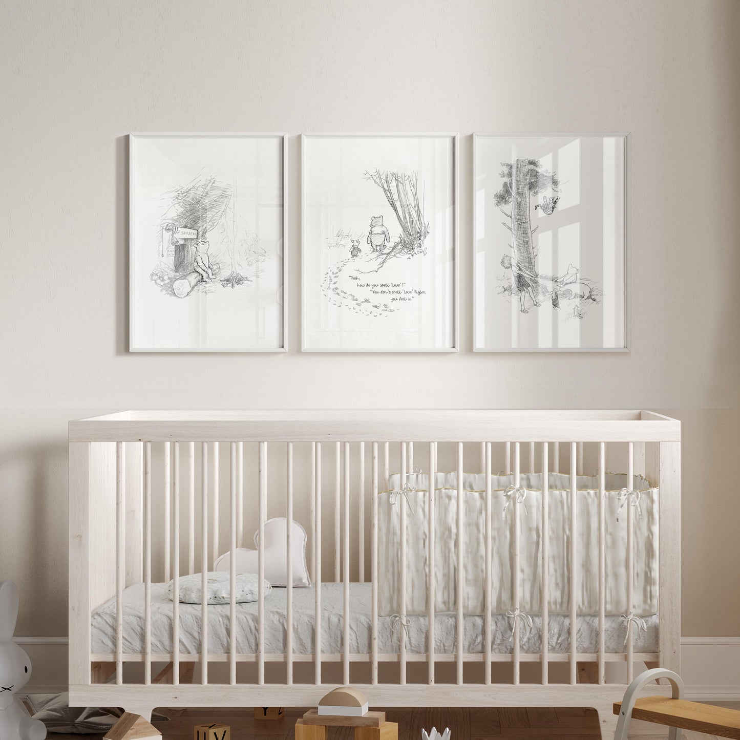 33 Winnie the Pooh Quote Print: Classic Nursery Wall Art