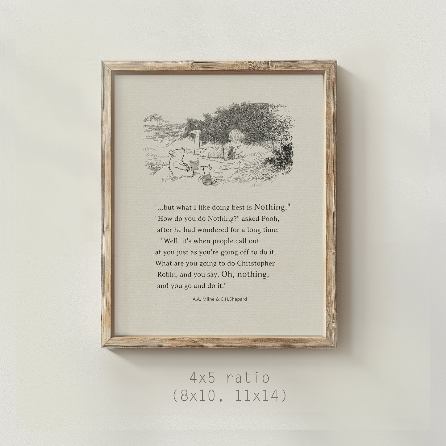 Winnie the Pooh print