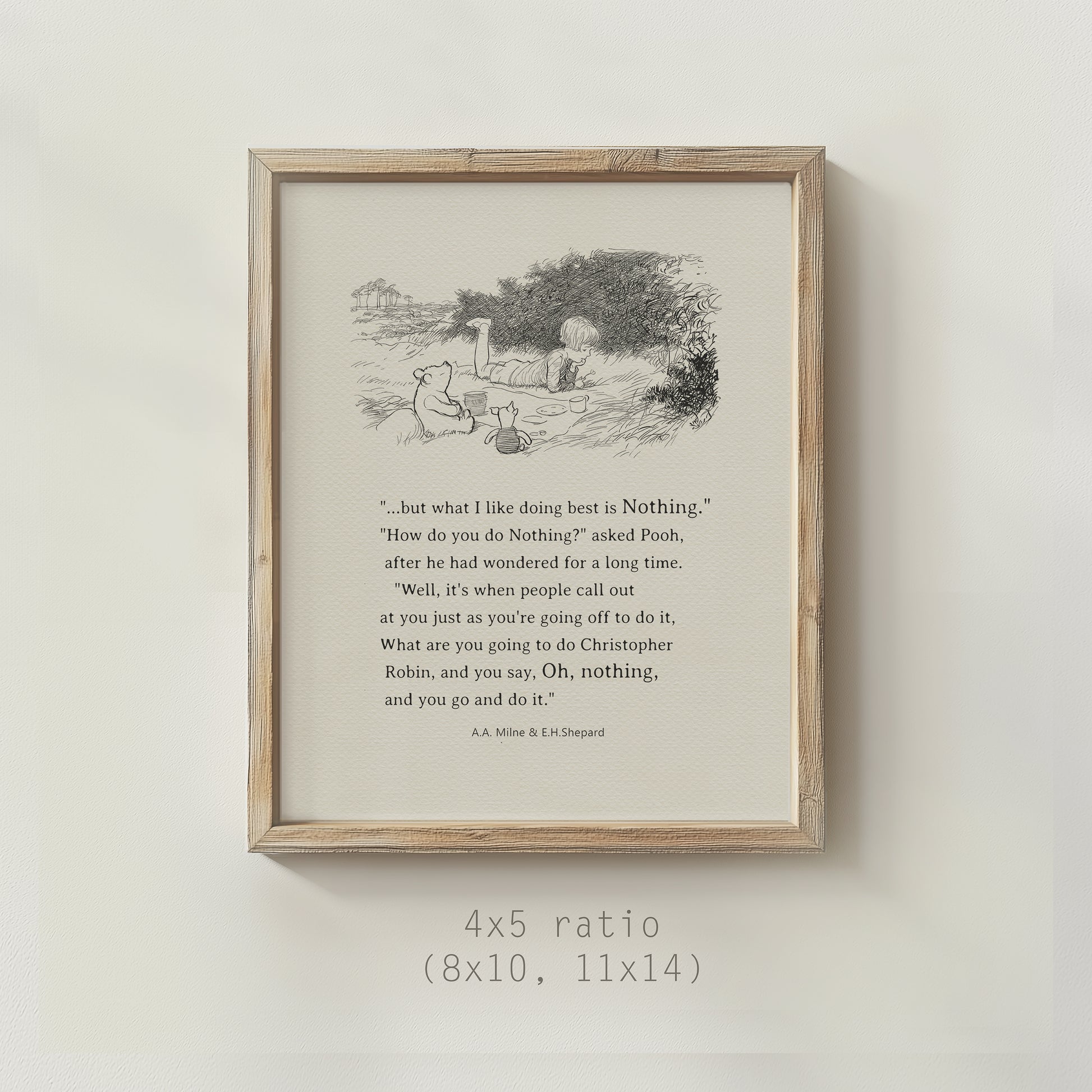 Winnie the Pooh print