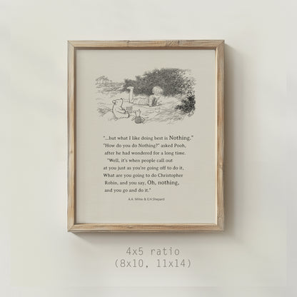 Winnie the Pooh print
