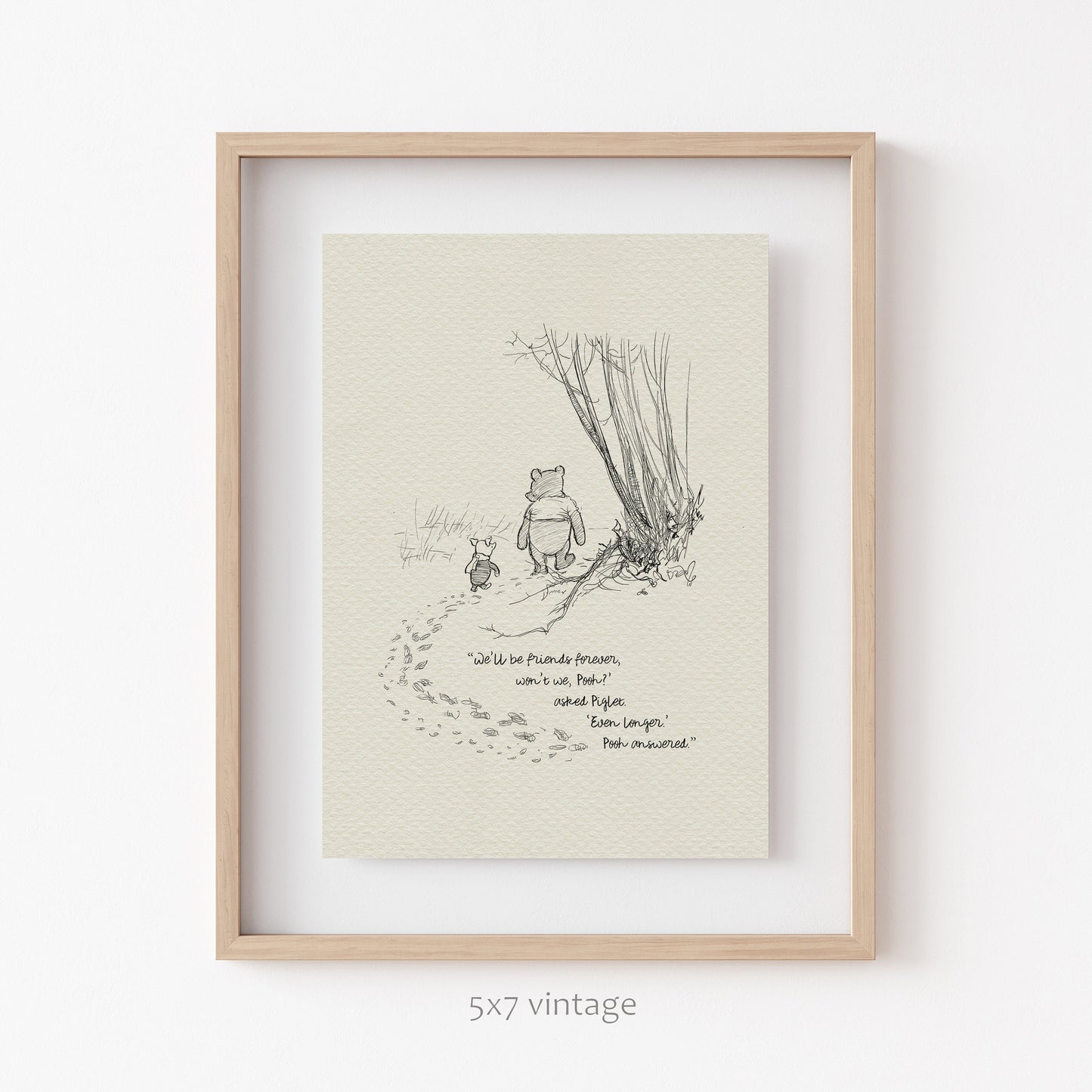 70 Winnie the Pooh Quote Print: Classic Shepard Illustration