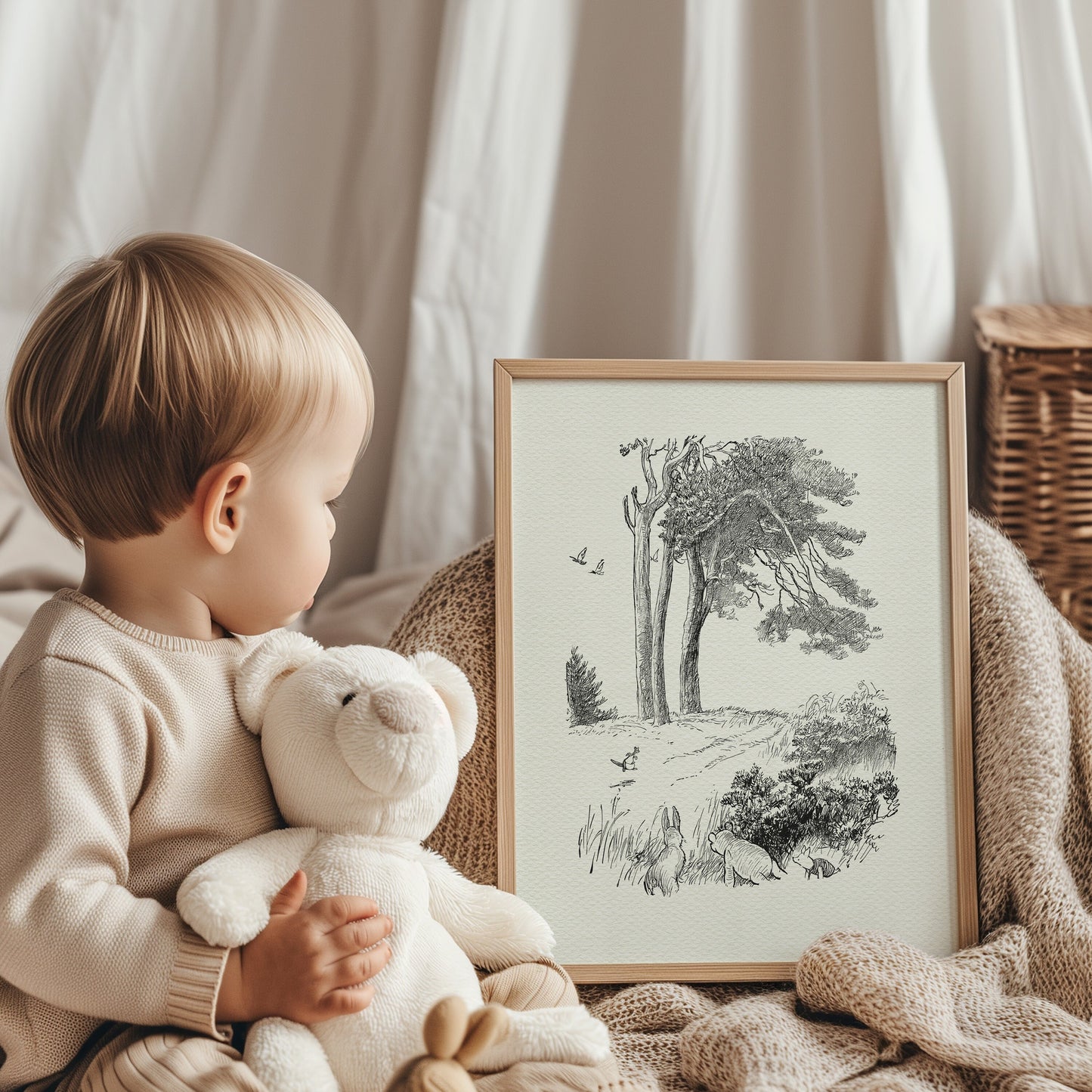 22 Winnie the Pooh Poster: Classic Vintage Illustration Art Print