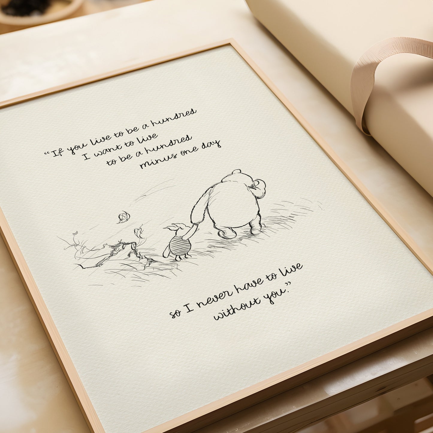 34 Winnie the Pooh Quote Poster: Vintage Style Print