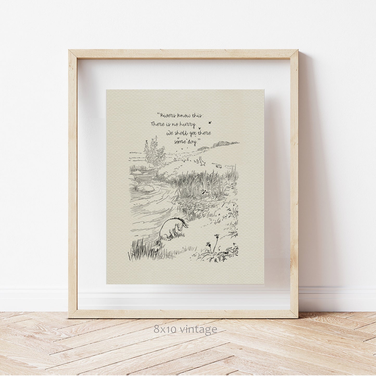 43 Eeyore Winnie the Pooh Print: Vintage Nursery Wall Art