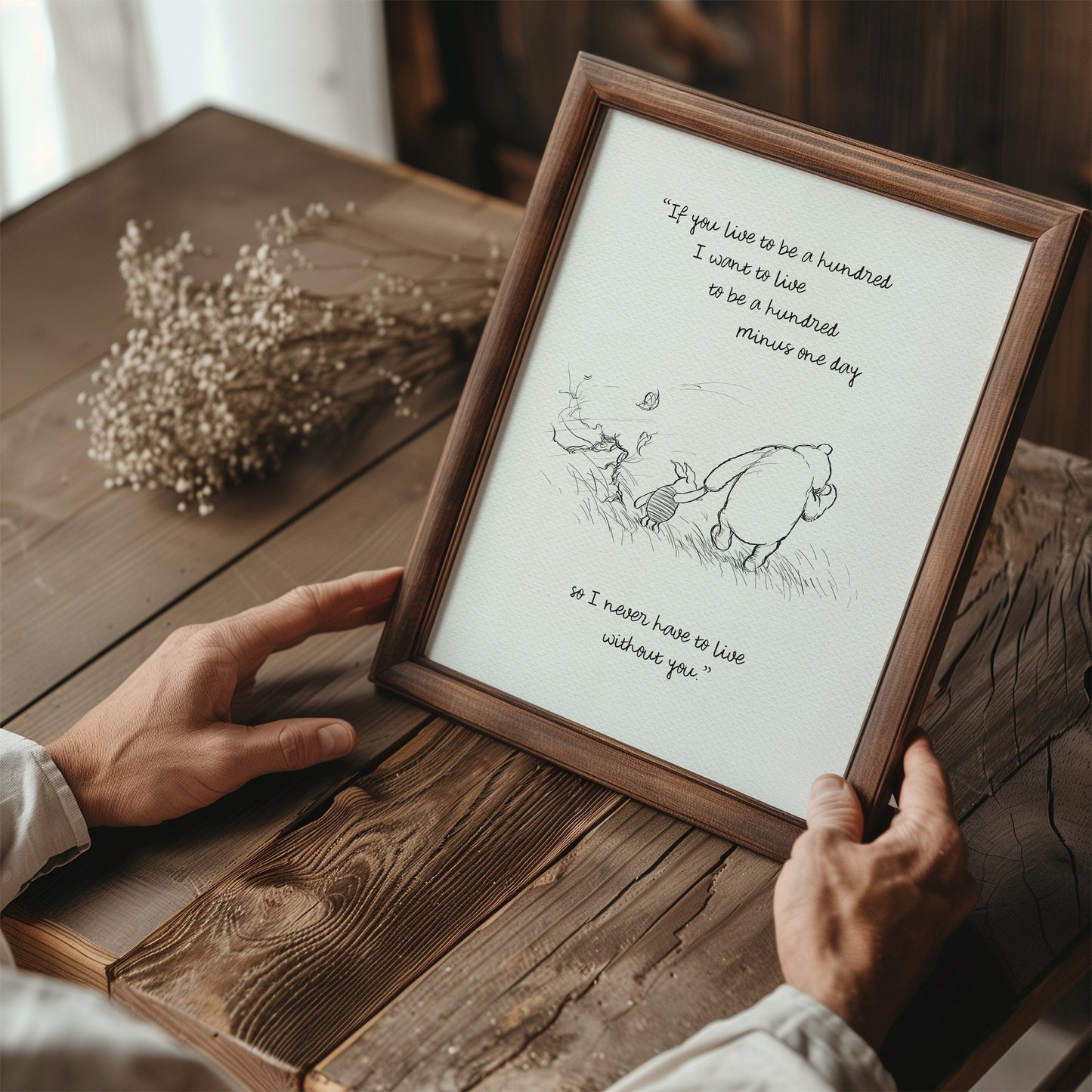 34 Winnie the Pooh Quote Poster: Vintage Style Print