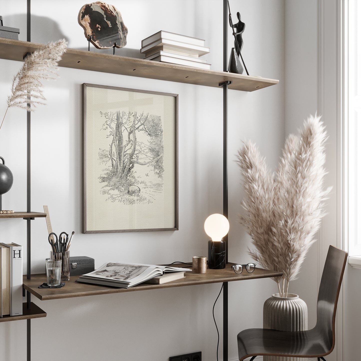 Eeyore Print: Winnie the Pooh Vintage Nursery Art