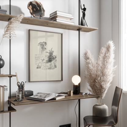 Winnie the Pooh Print: Ernest Shepard Vintage Book Illustration