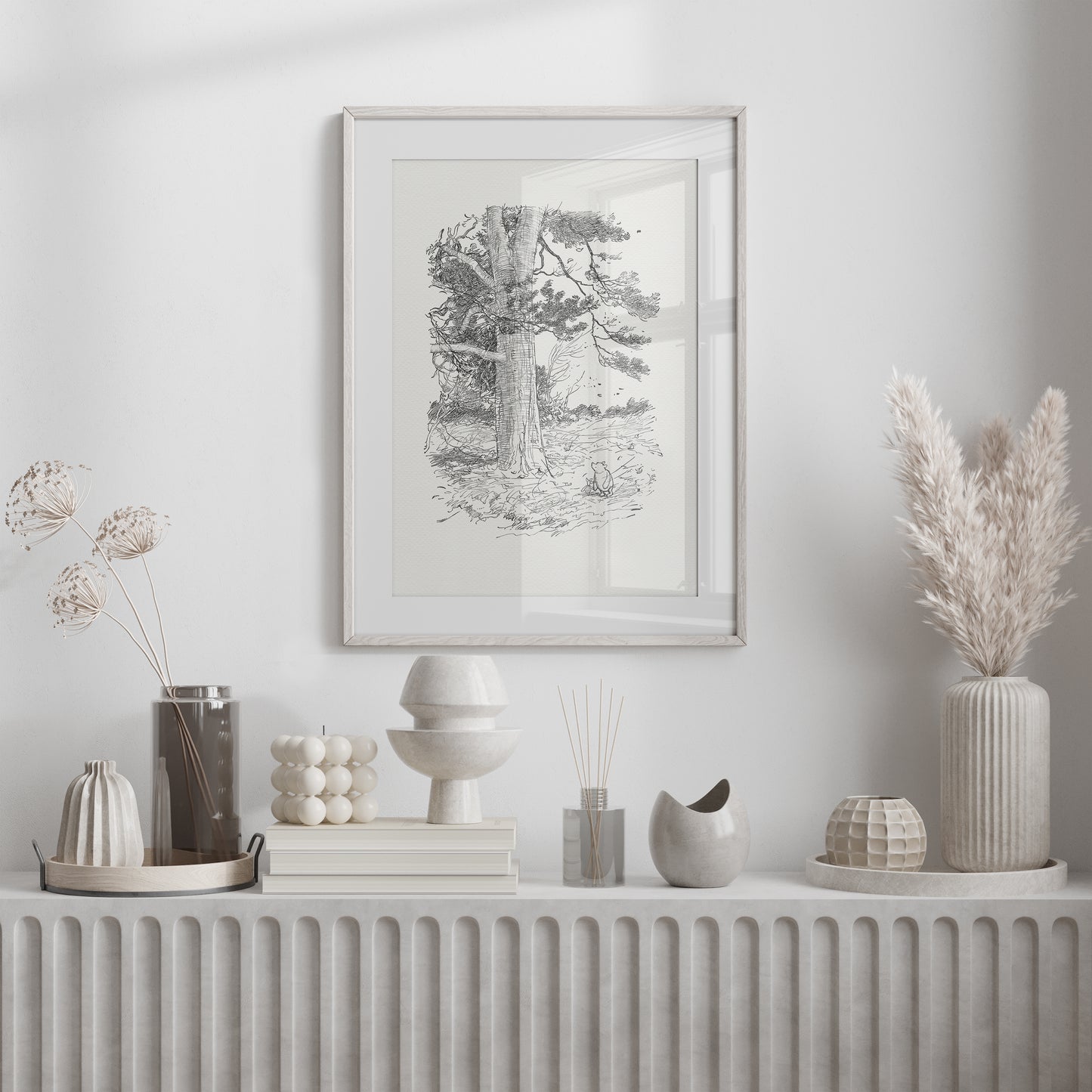 Winnie the Pooh Classic - Shepard's Illustration - Vintage Nursery Art