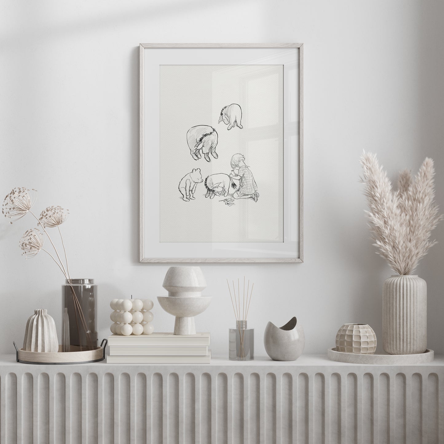 Eeyore's Tale: Winnie the Pooh Classic Vintage Style Print