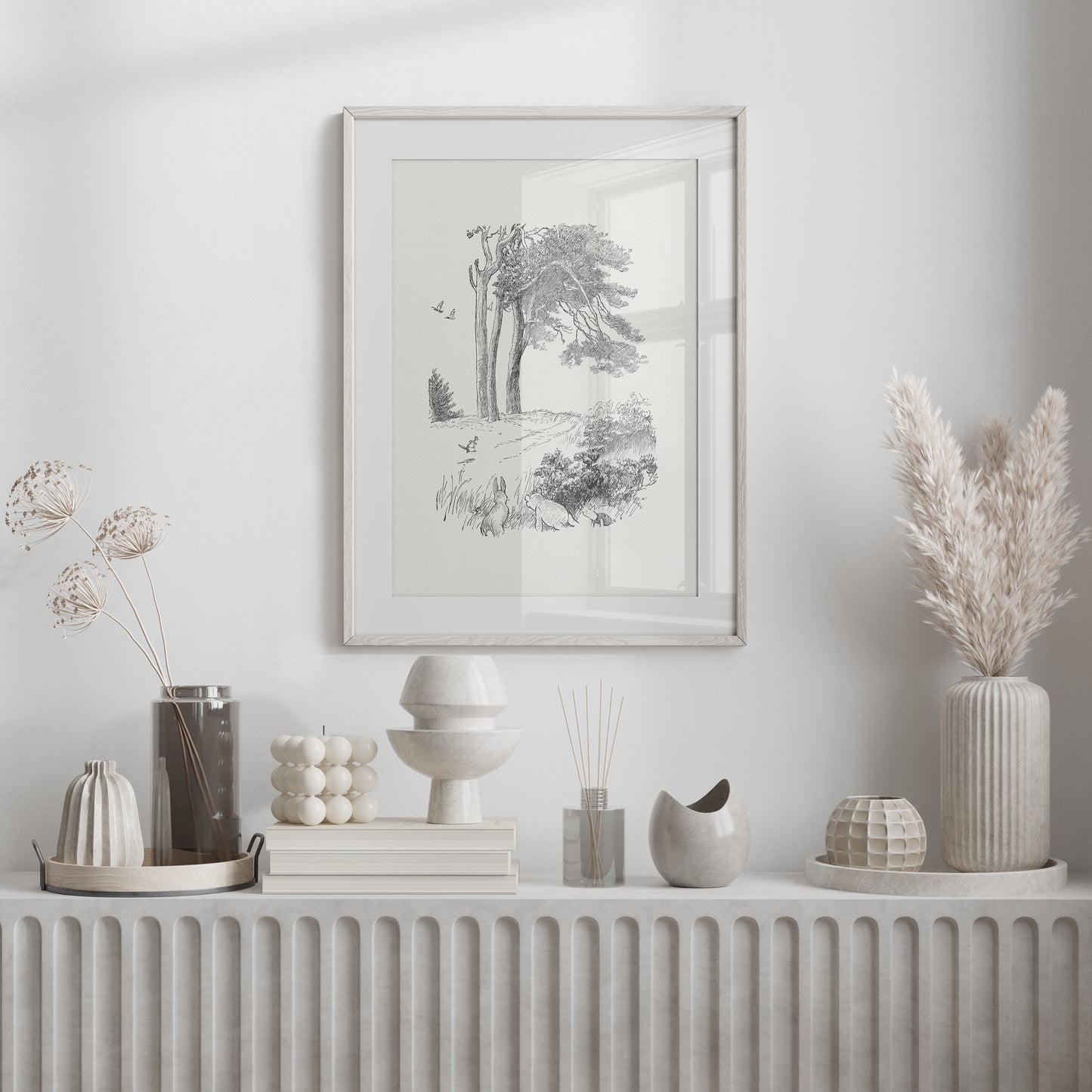 Winnie the Pooh Poster: Classic Illustration Vintage Art Print