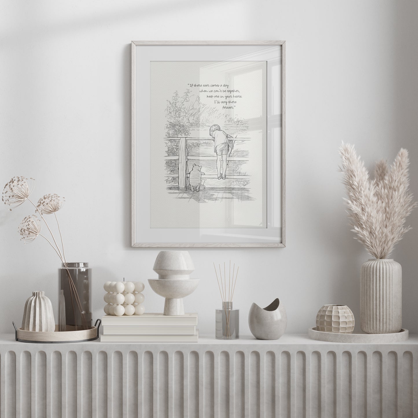 Winnie the Pooh Quote Poster: Vintage Style Print