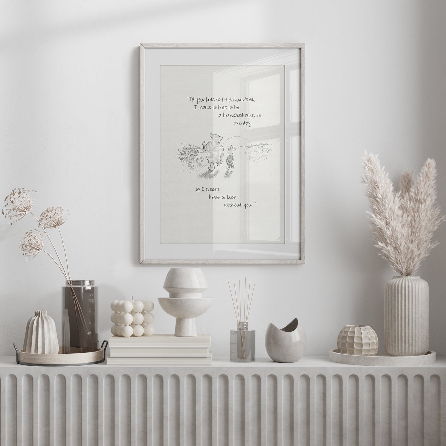 Winnie the Pooh Quote Print: Classic Vintage Style Illustration