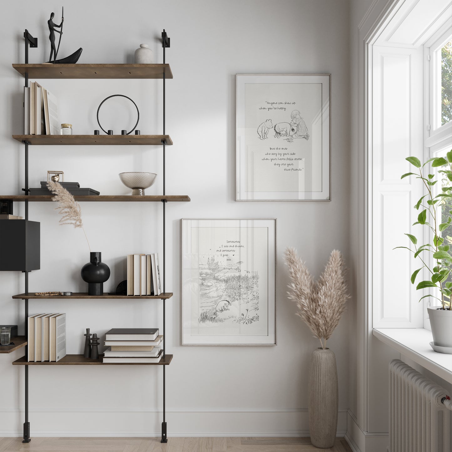 Eeyore Winnie the Pooh Print: Classic Nursery Art